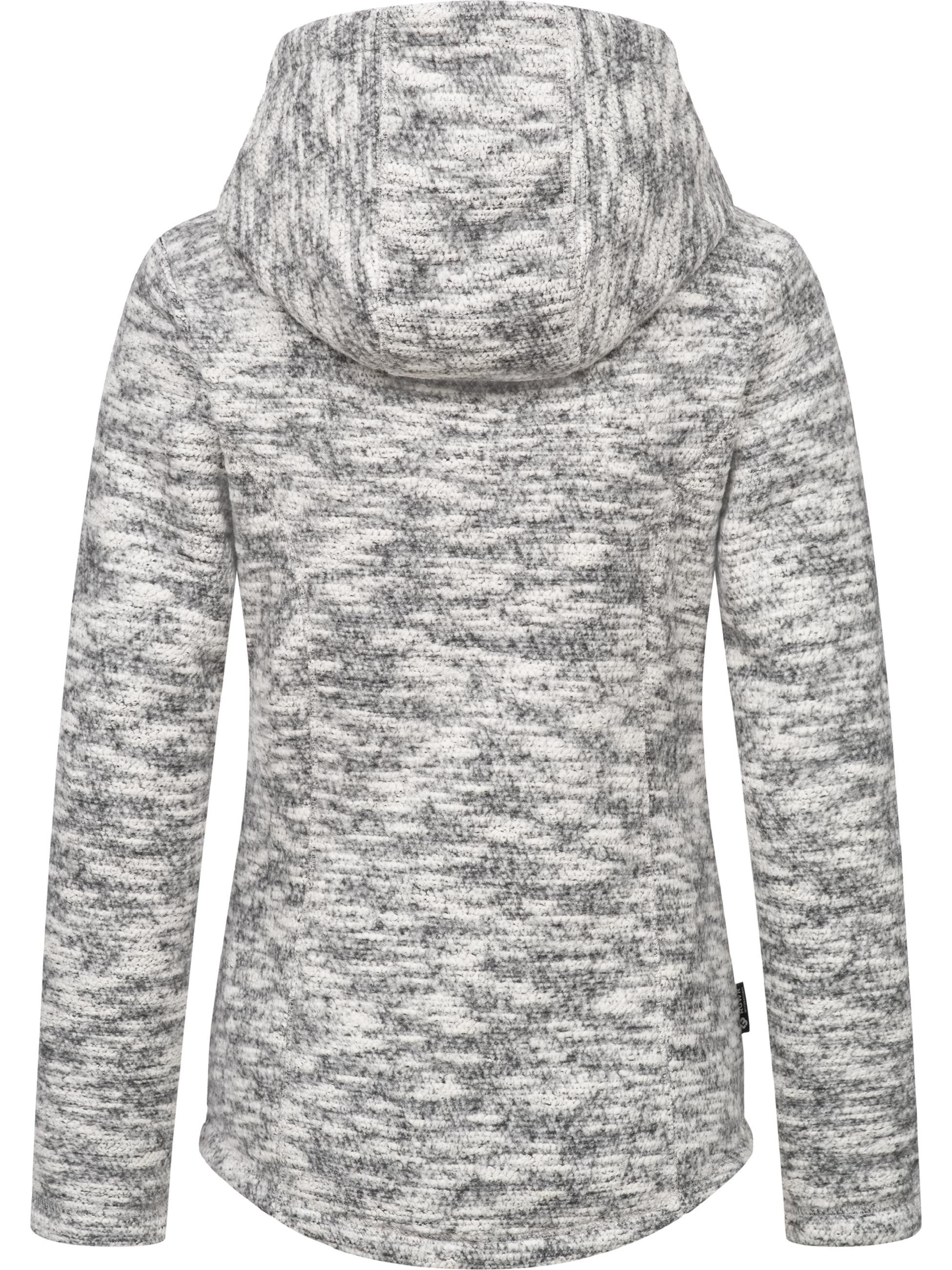 Ragwear Kapuzensweatjacke »Kapuzenstrickjacke Lyshka Melange«
