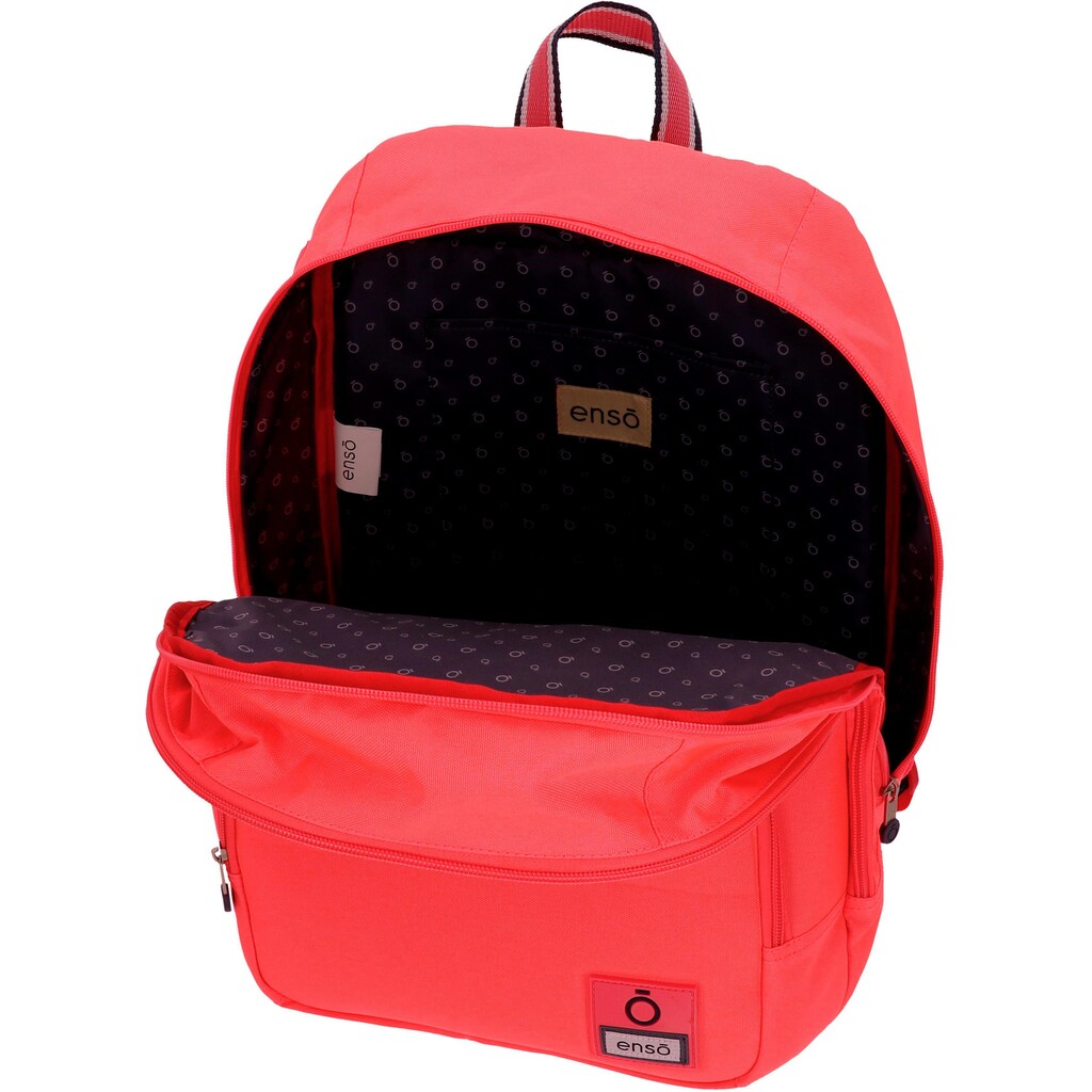 Enso Freizeitrucksack »Basic, coral«