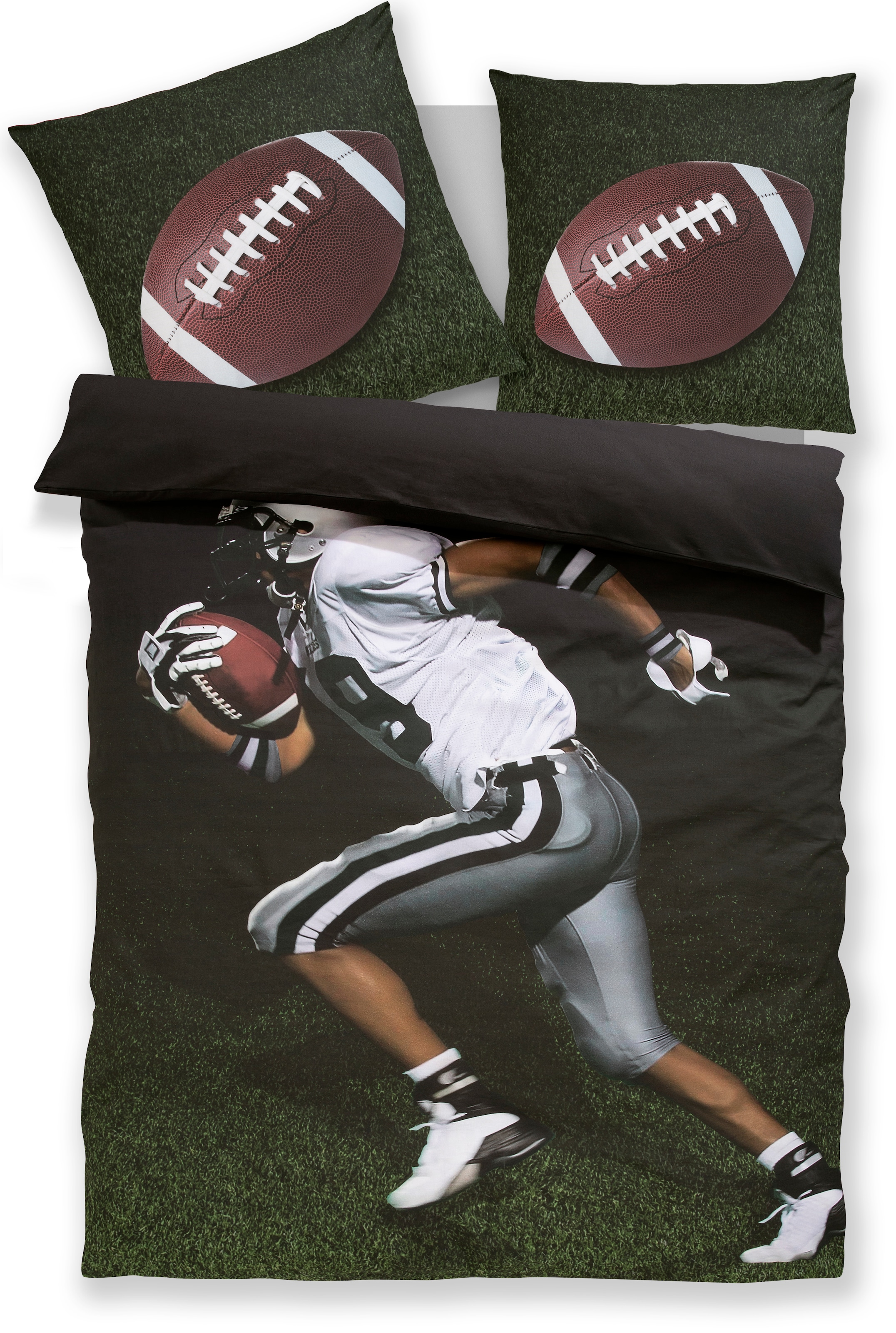 OTTO home Bettwäsche »Joonas« 2 Stk. Fußball, American Football