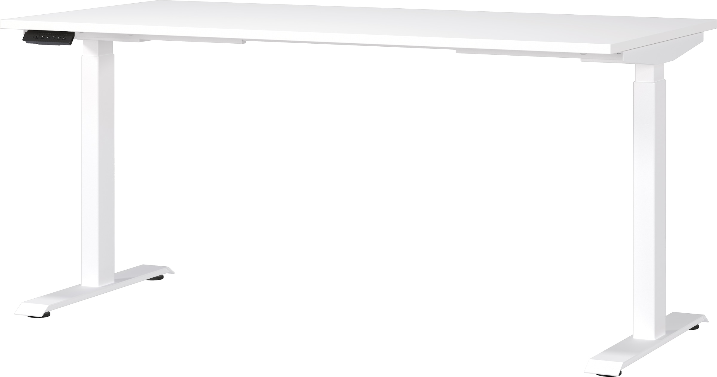 GERMANIA Schreibtisch »Mailand, elektrisch höhenverstellbar«, in Breitenvariante 120-180 cm, Made in Germany