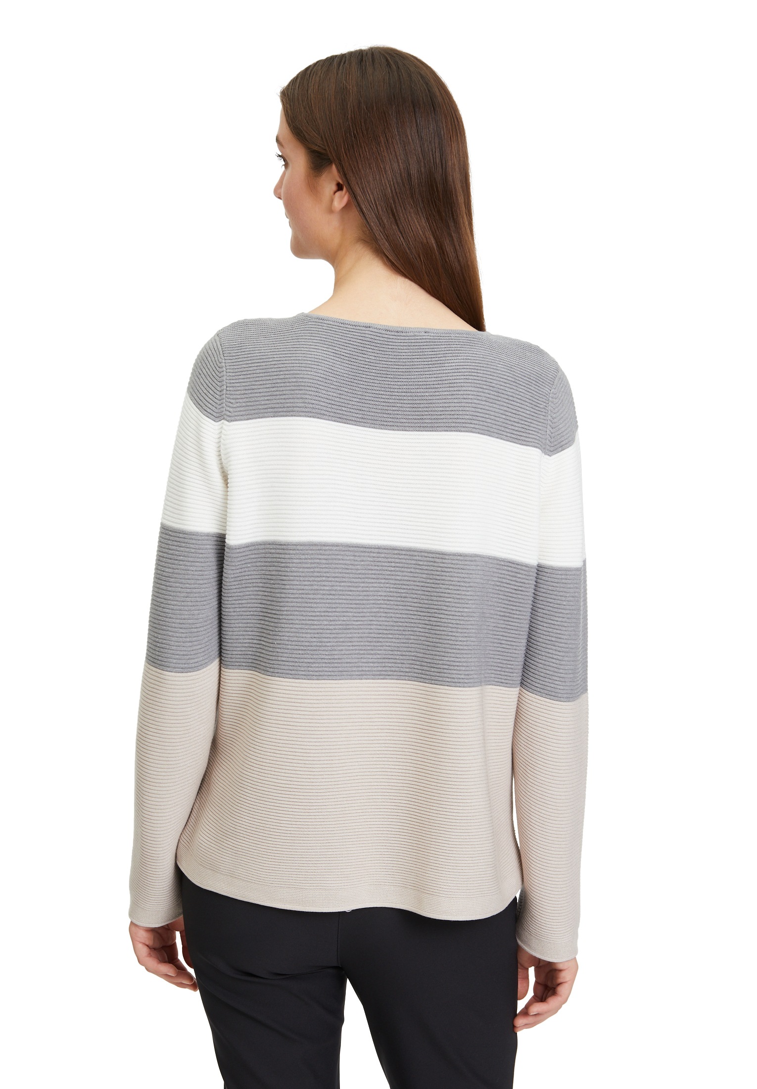 Betty Barclay Rundhalspullover »Feinstrickpullover mit Color Blocking«