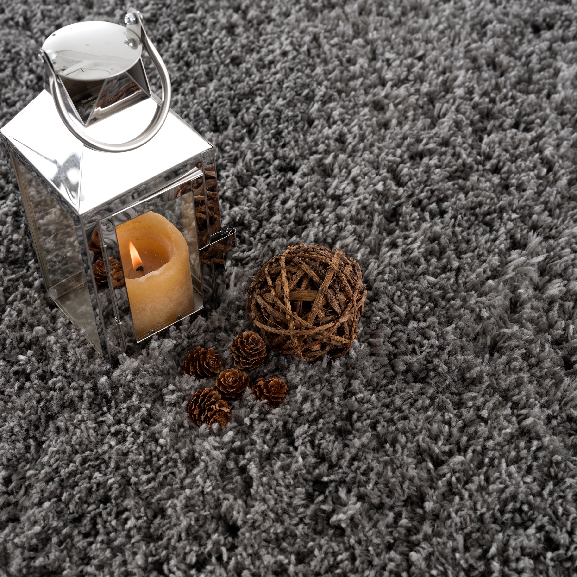 Sanat Hochflor-Teppich »Porto«, rechteckig, 45 mm Höhe, Wohnzimmer, Langflor, Shaggy, auch als Läufer