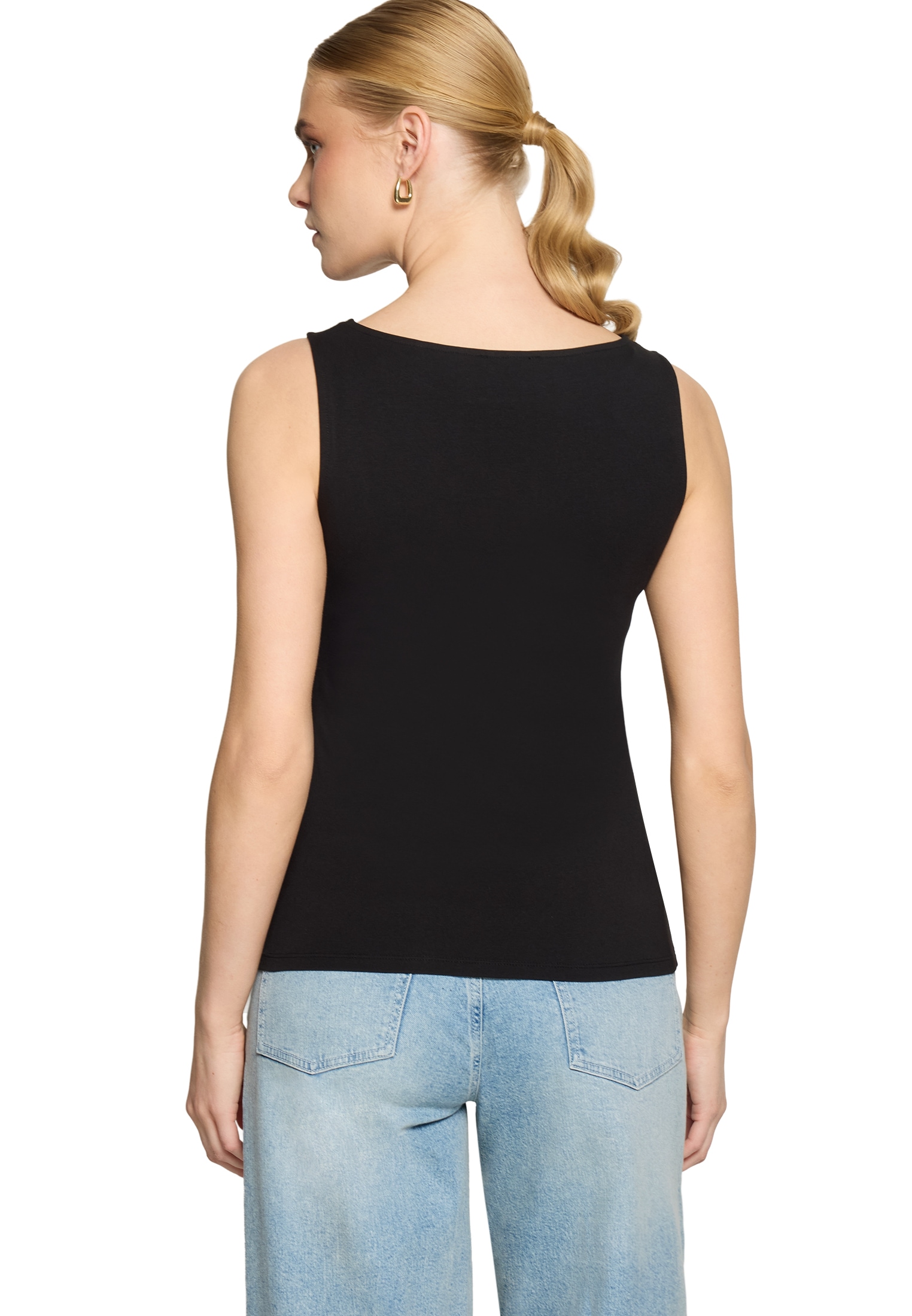 Zero Shirttop »Basic Shirt mit U-Boot-Ausschnitt«
