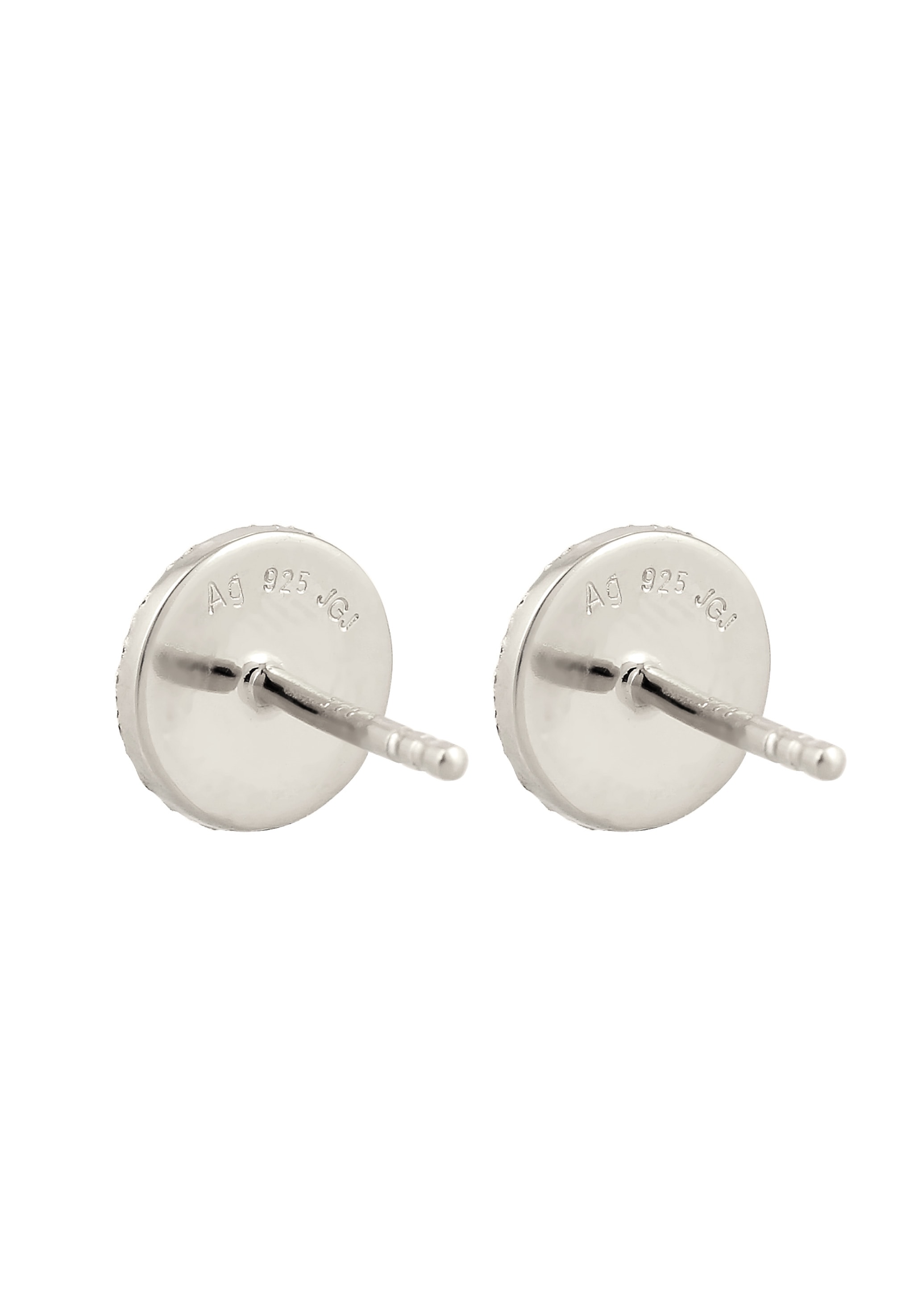 Elli Paar Ohrstecker »Ohrringe Ohrstecker Plättchen poliert 925 Sterling Silber«