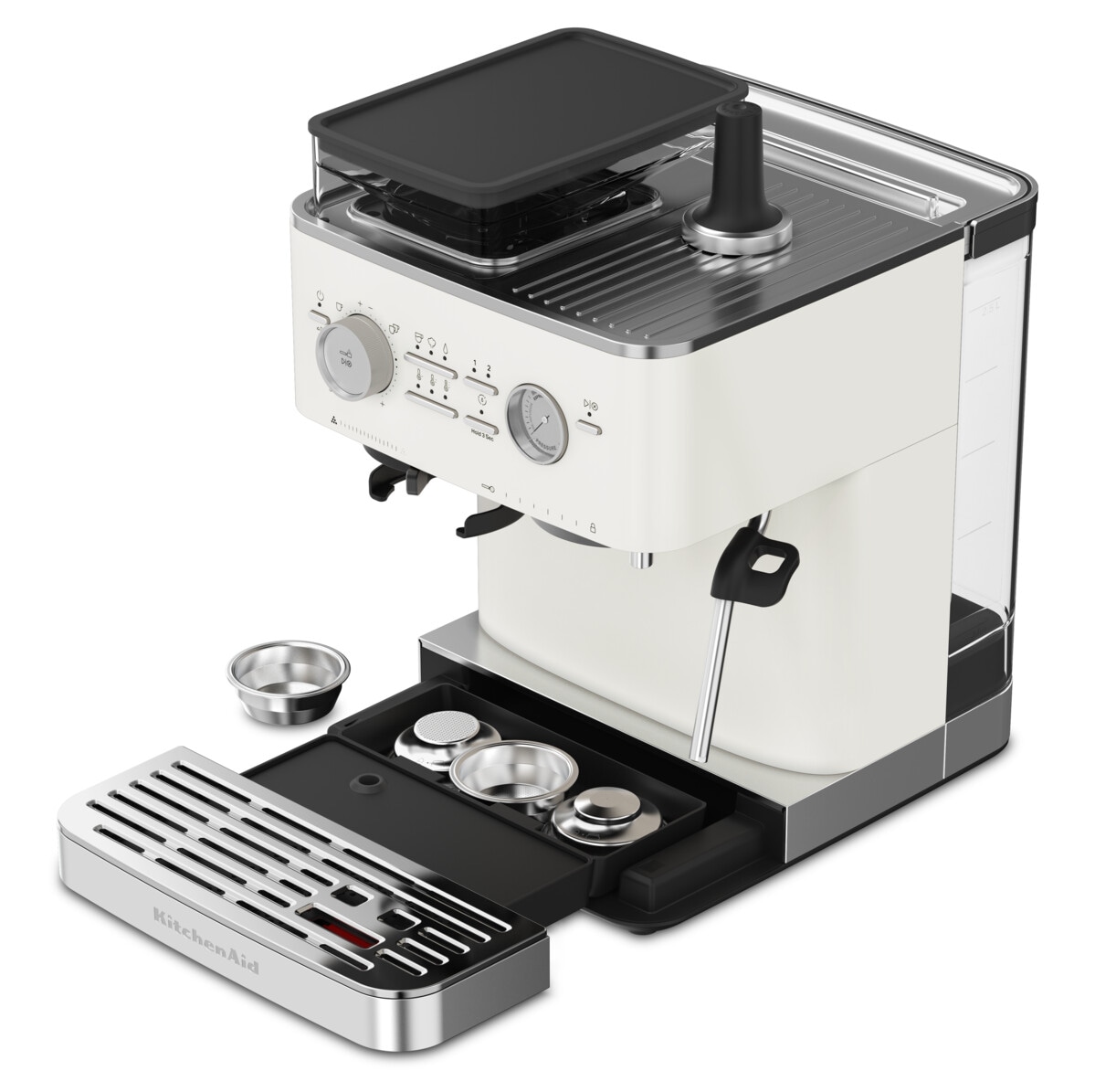 KitchenAid Espressomaschine »5KES6551EBK«, Siebträger mit Mühle
