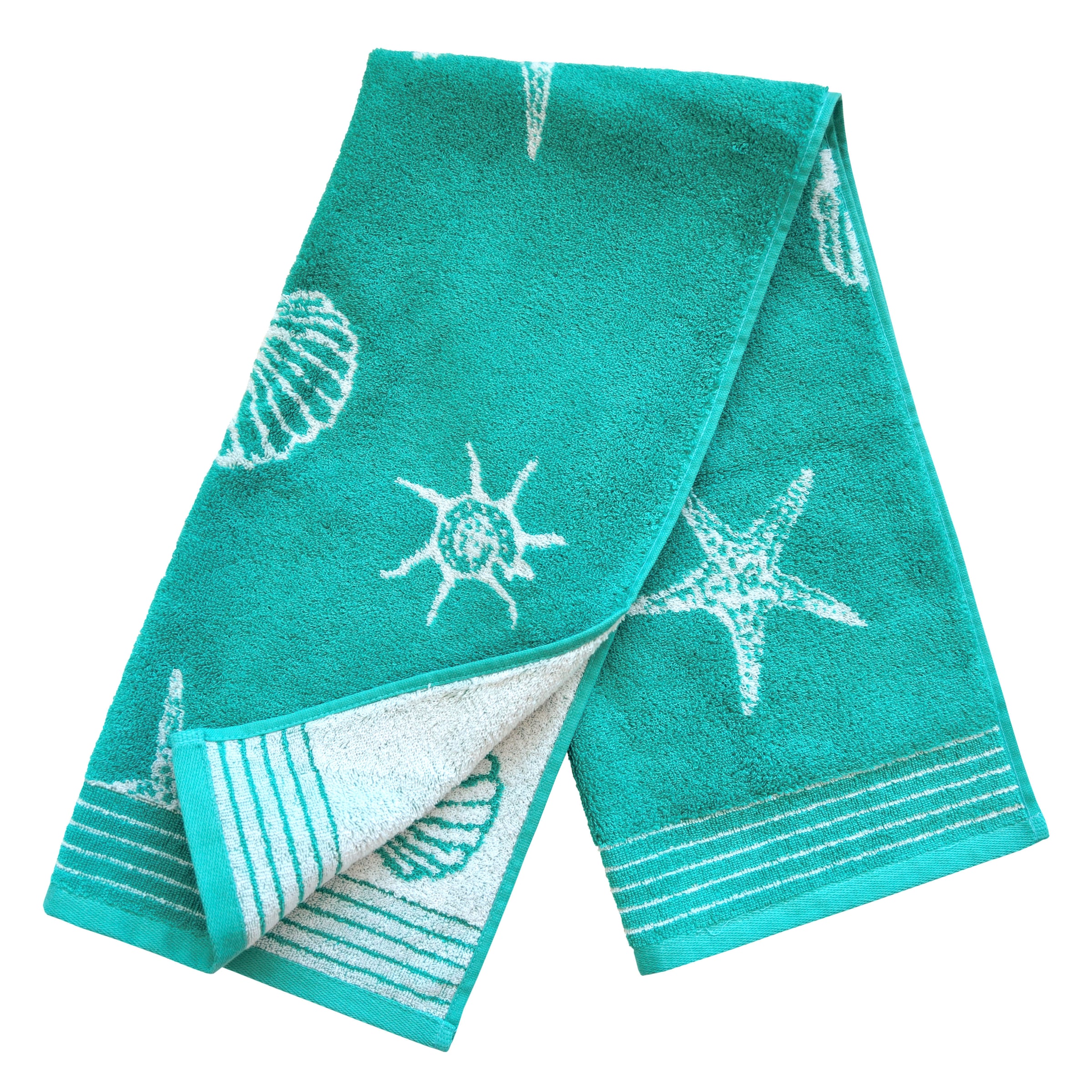 Dyckhoff Handtuch Set »Seashell«, Set, 6 tlg., Walkfrottee, mit Muschelmuster; 4 Handtücher (50x100cm), 2 Duschtücher (70x140cm)