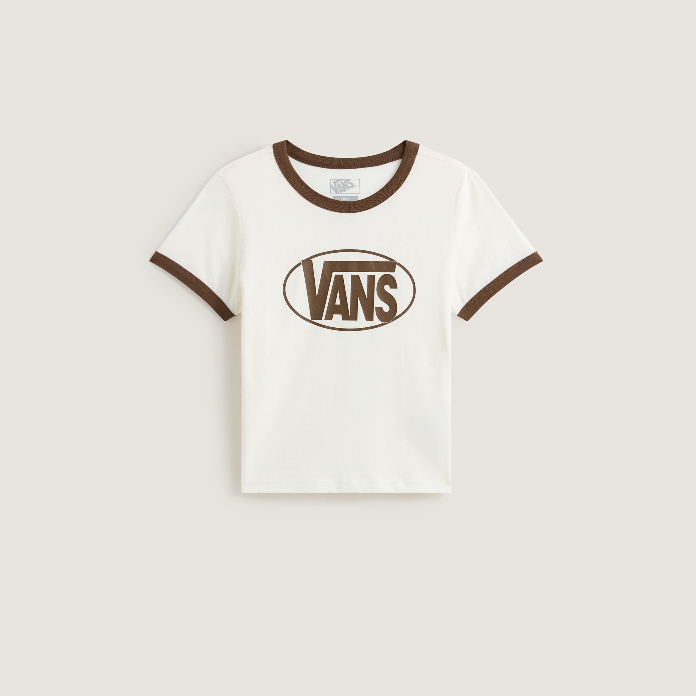Vans T-Shirt »CENTER CHEST RINGER SS TEE« Kurzarm, mit Rundhalsausschnitt, aus Baumwolle, normale Länge