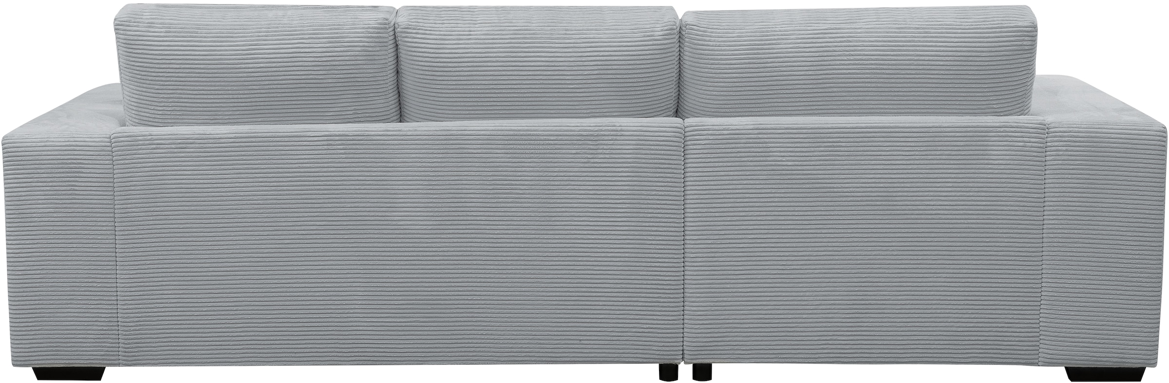 WERK2 Ecksofa »Eden modern und zeitlos, geschmackvolles Sofa, Breite 286cm, L-Form«, Design Ecksofa in Cord mit besonders weichem Sitzkomfort