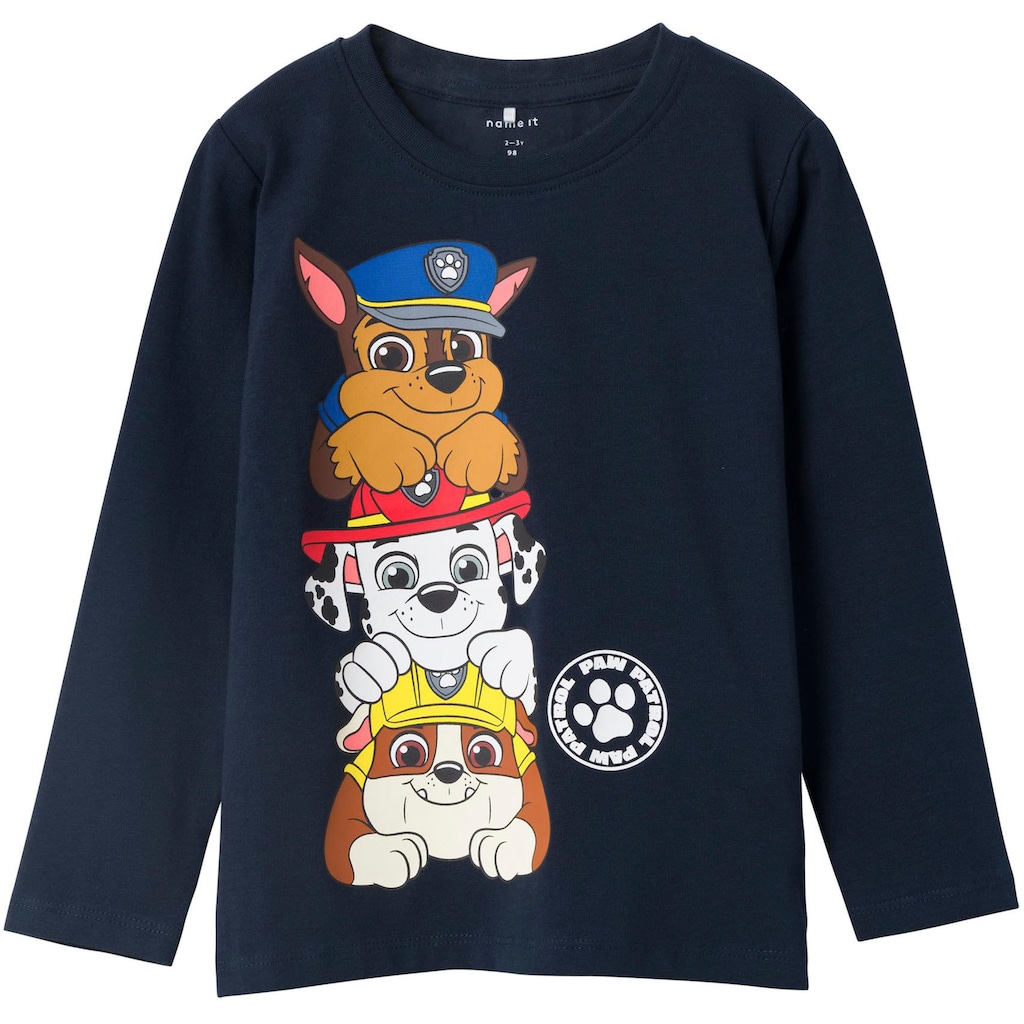 Name It Langarmshirt »NMMJUSUL PAWPATROL LS TOP NOOS CPLG«