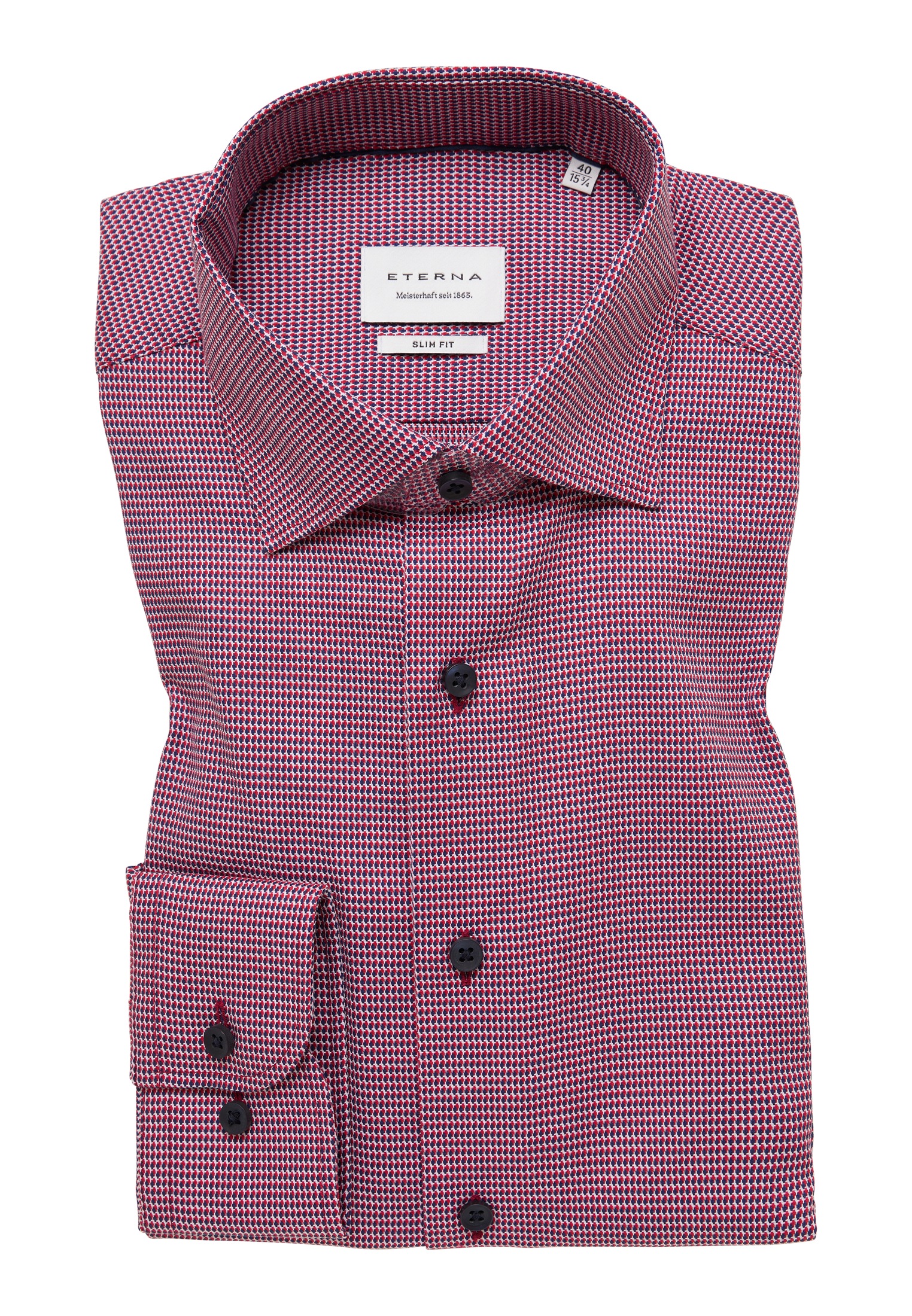 Eterna Langarmhemd »SLIM FIT« NON IRON (bügelfrei)