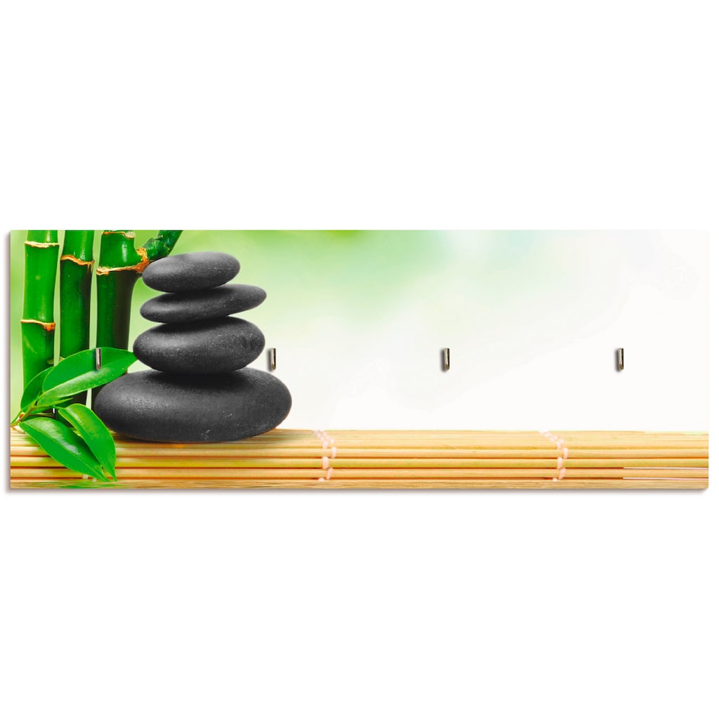 Artland Hakenleiste »Spa Konzept Zen Basaltsteine«