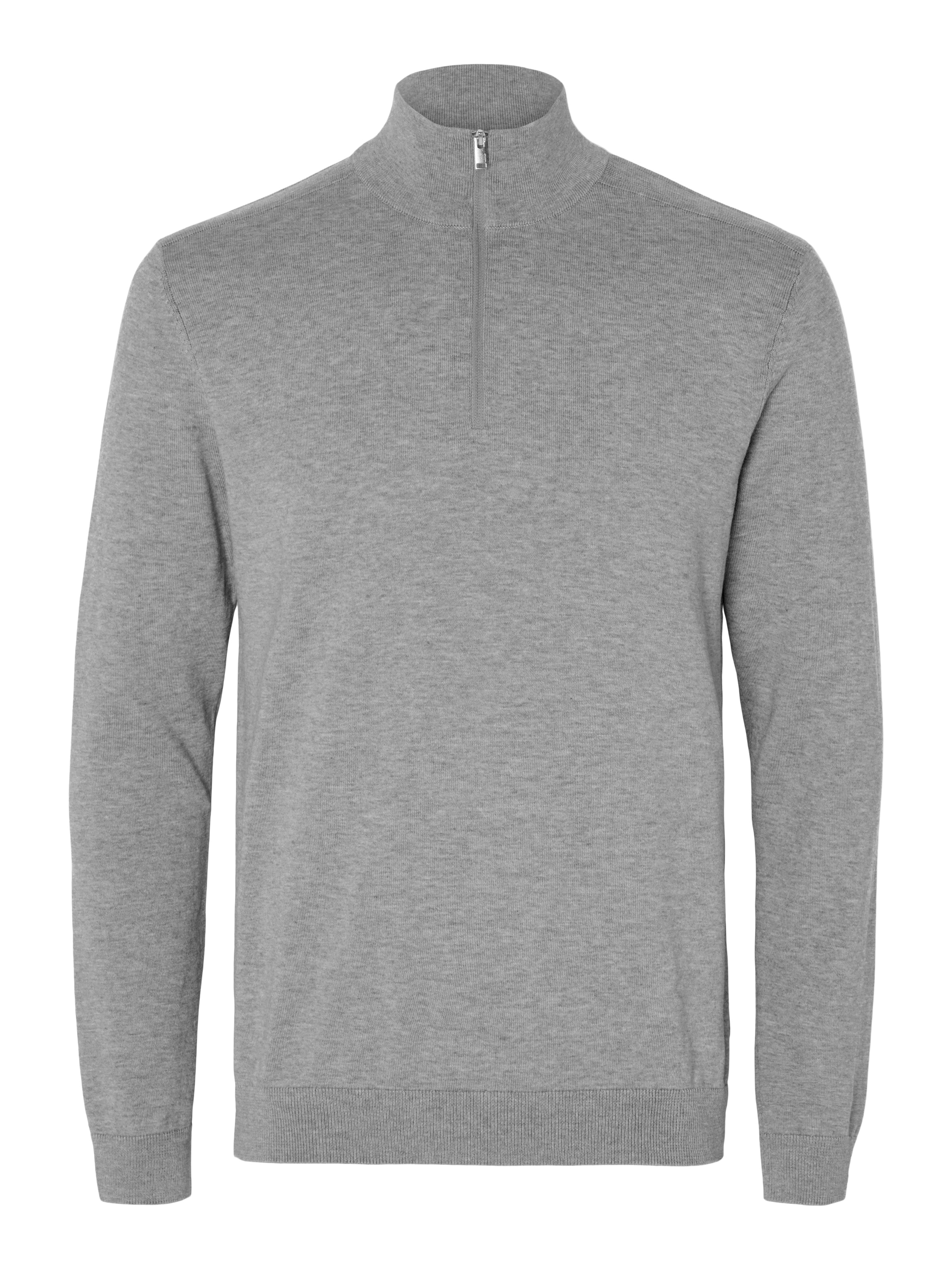 SELECTED Troyer »SLHBERG HALF ZIP CARDIGAN NOOS« Baumwolle, regular fit