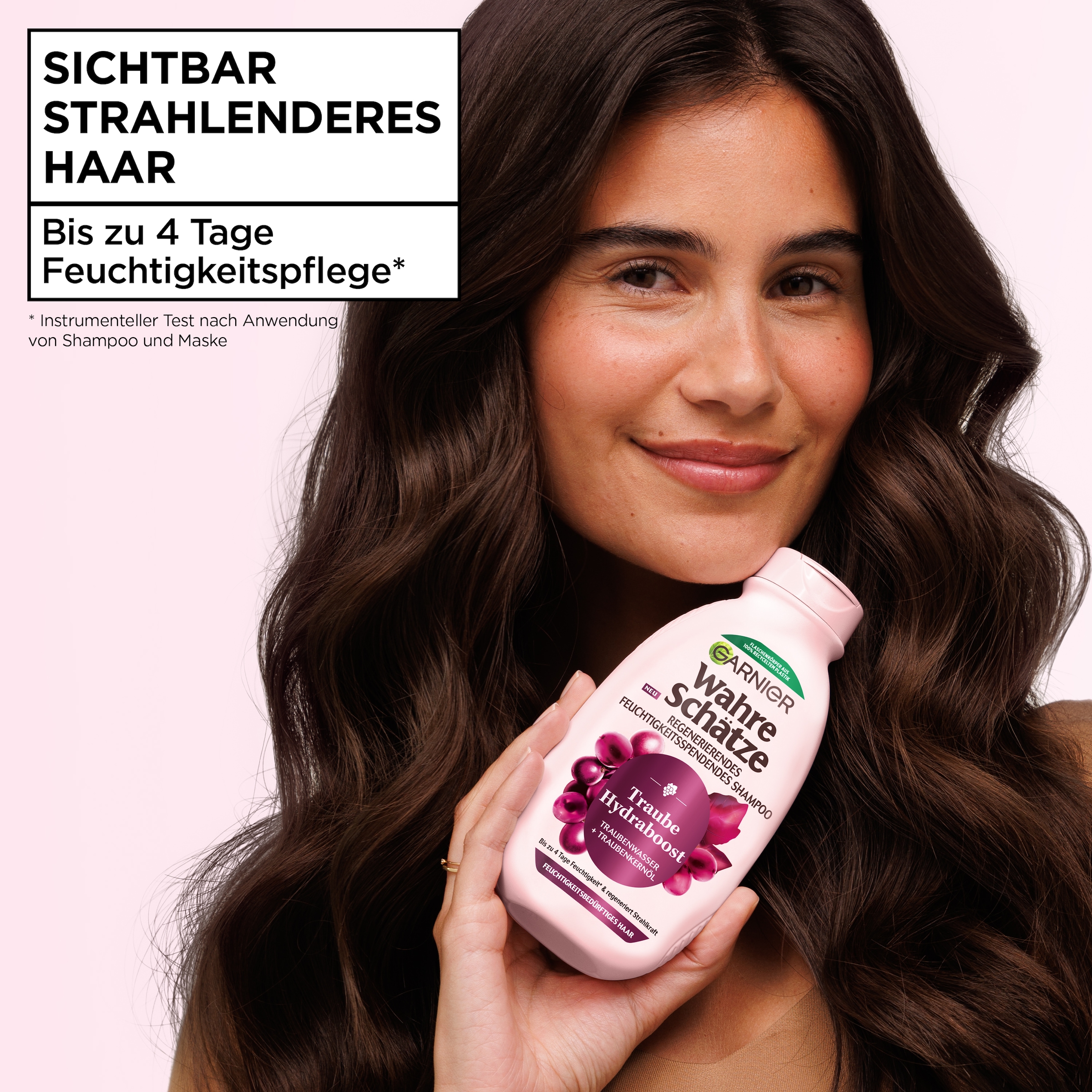 GARNIER Haarshampoo »Garnier Wahre Schätze Traube Hydraboost Shampoo (6er Packung)«