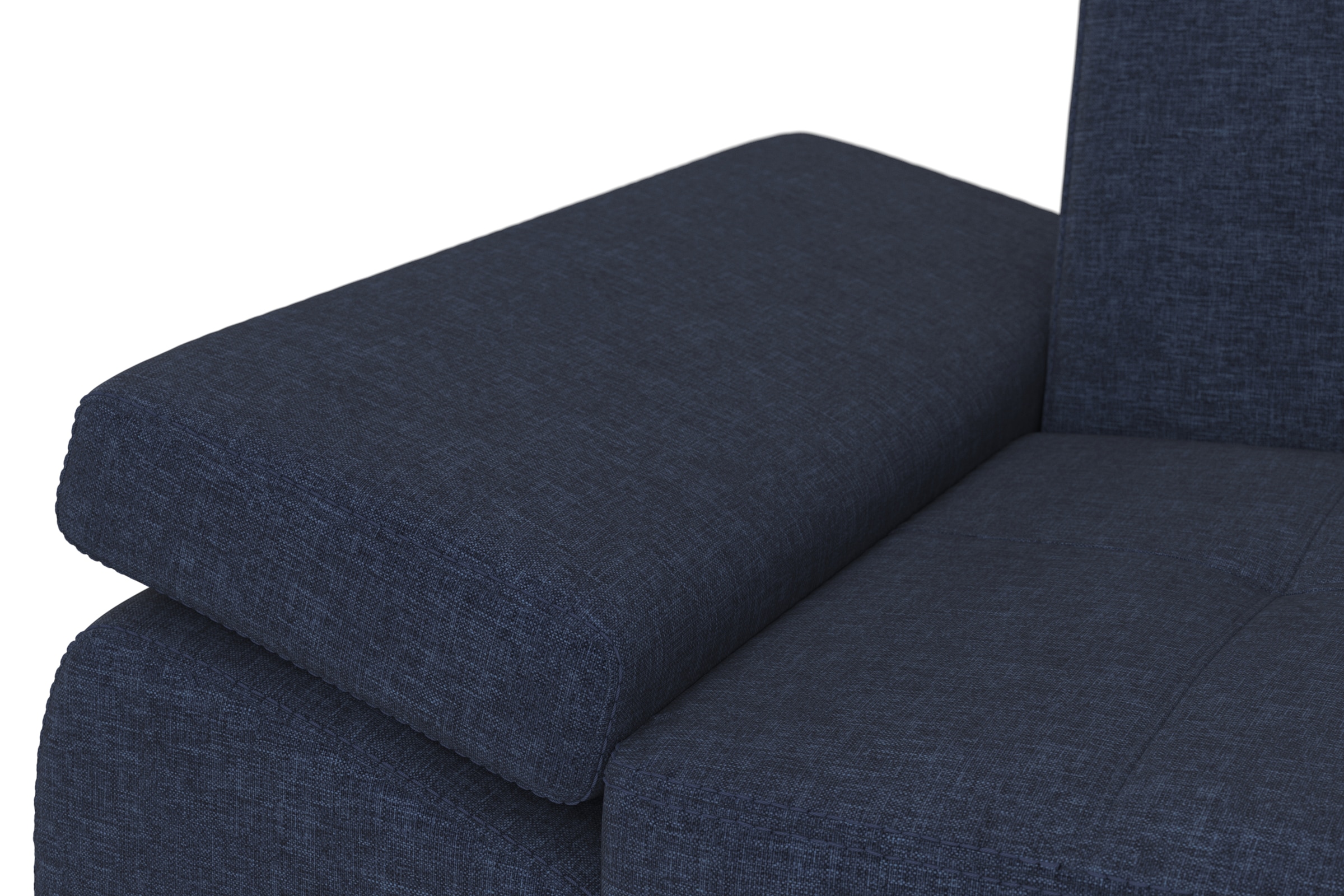 DOMO collection Ecksofa »Capelo L-Form«, mit Armteilverstellung, wahlweise mit Bettfunktion, Federkern