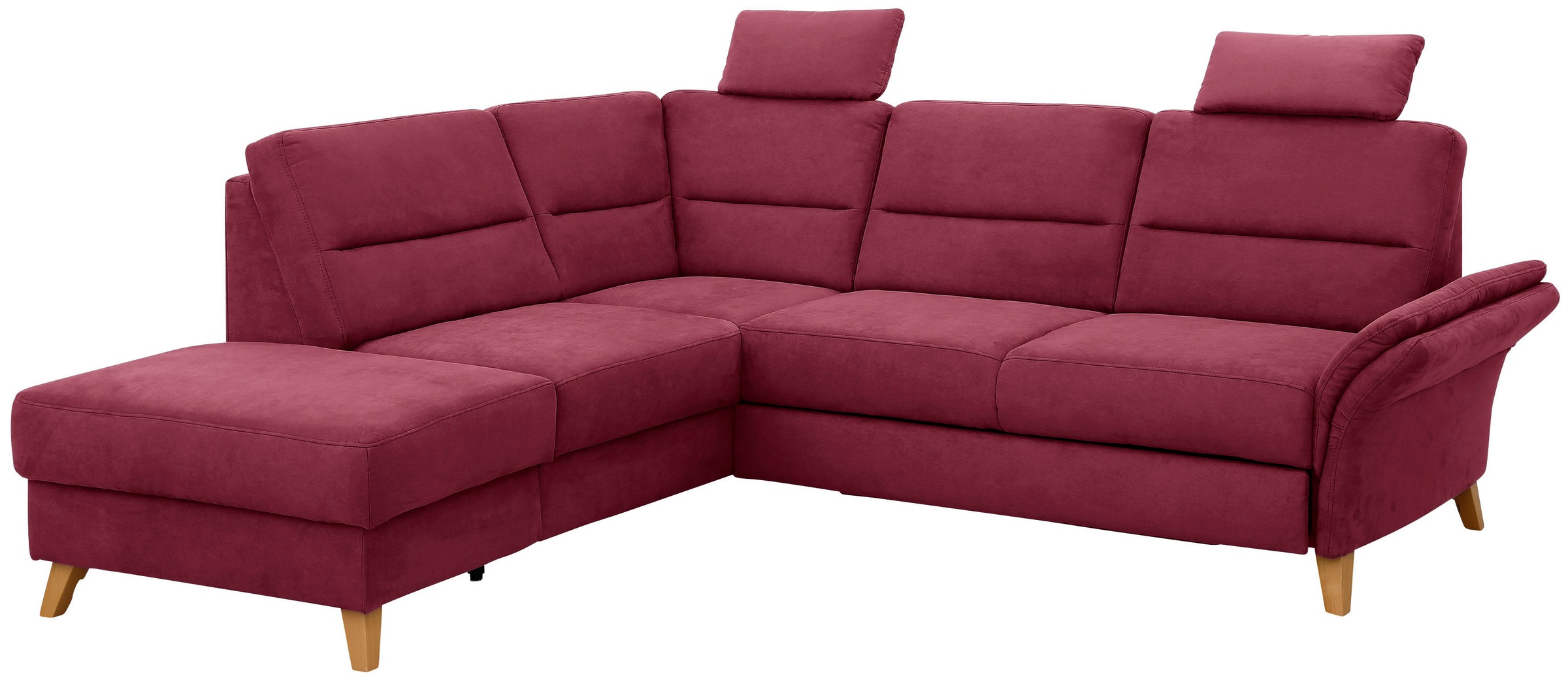 Home affaire Ecksofa »Westerland L-Form« Federkern-Polsterung, wahlweise mit Bettfunktion, Bettkasten