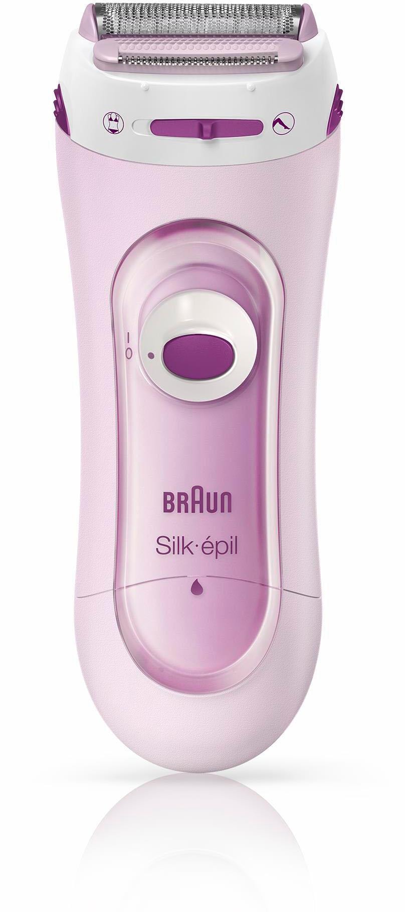 Braun Elektrokörperrasierer »Silk-épil 5100«, jetzt Trimmer 1 Aufsätze, Rasierer online bei und St. Kabelloser Elektrischer OTTO