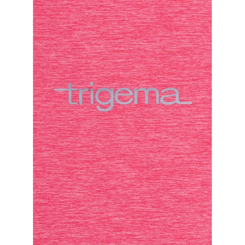 Trigema T-Shirt »TRIGEMA Sportshirt in Melange-Optik«, (1 tlg.)