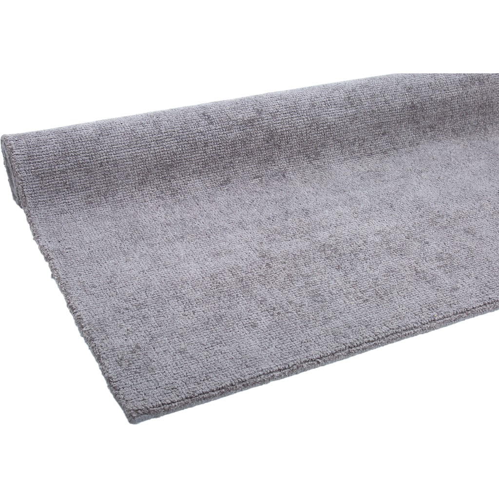 OTTO products Teppich »Pabblo«, rechteckig, 18 mm Höhe, mit besonderem Glanz