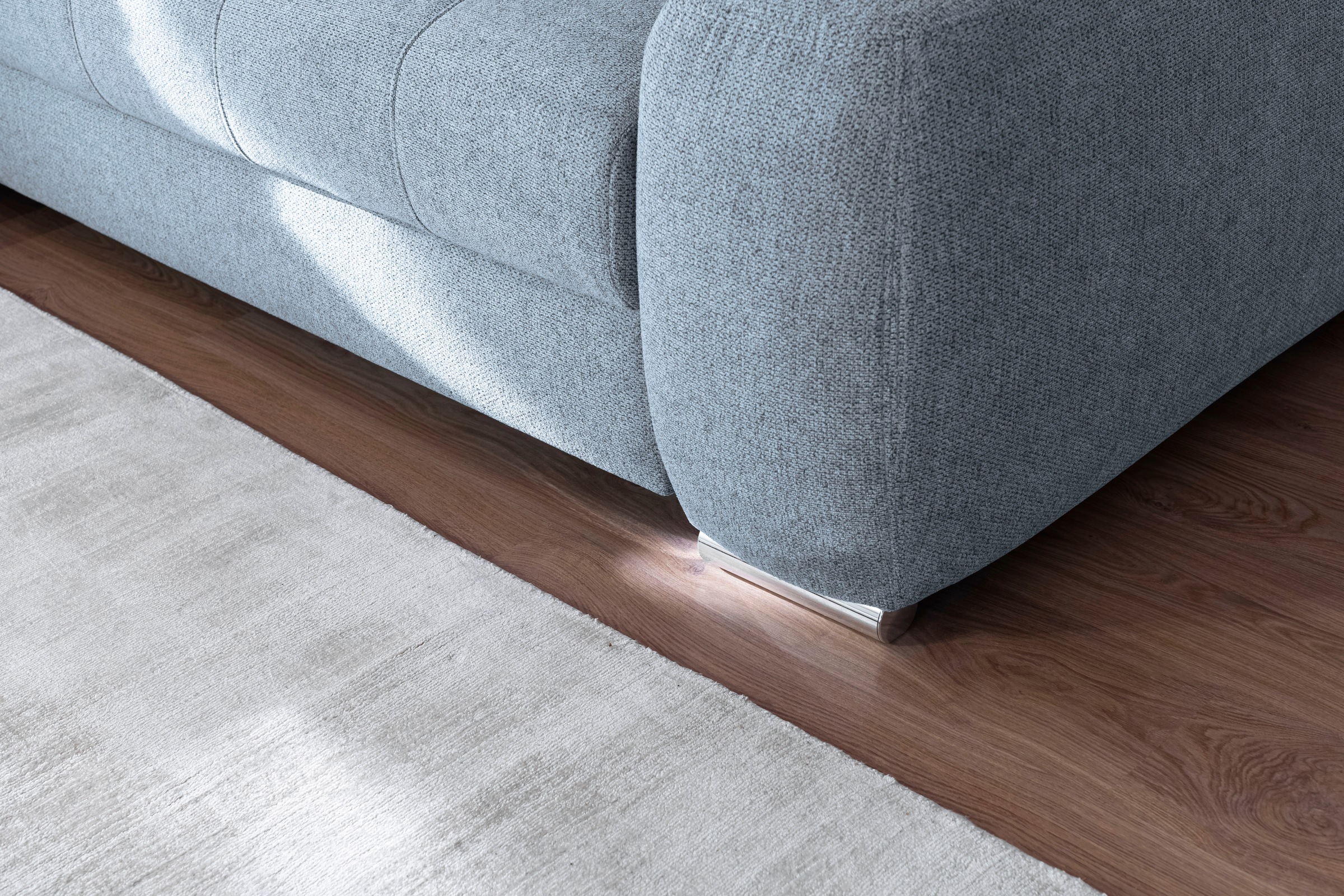 Mr. Couch Ecksofa »Mykonos, L-Form, Dauerschläfer« mit DuraSpring-Taschenfederkern bis 140 kg belastbar