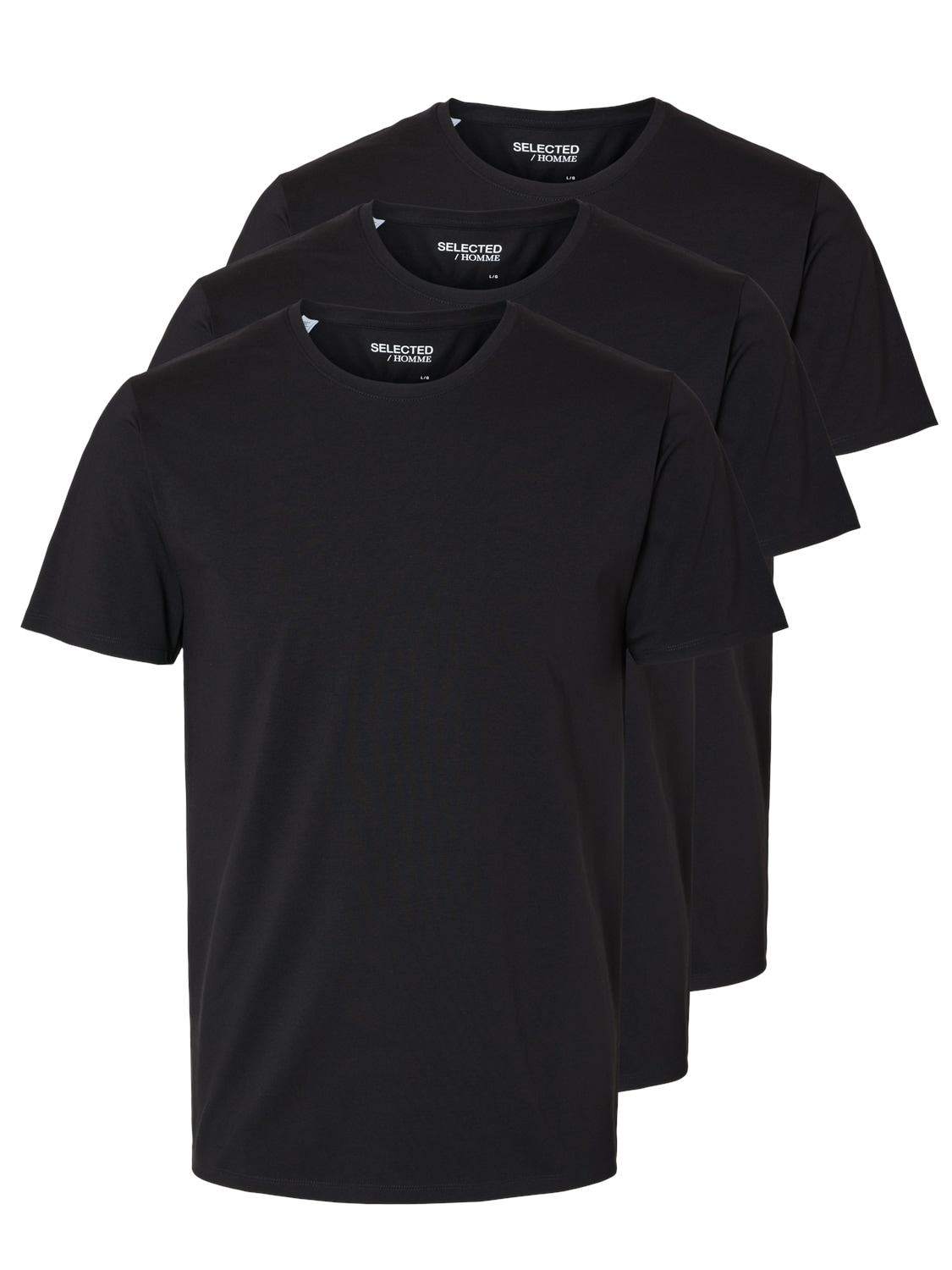 SELECTED HOMME T-Shirt »SLHROLAND SS O-NECK TEE 3-PACK NOOS«