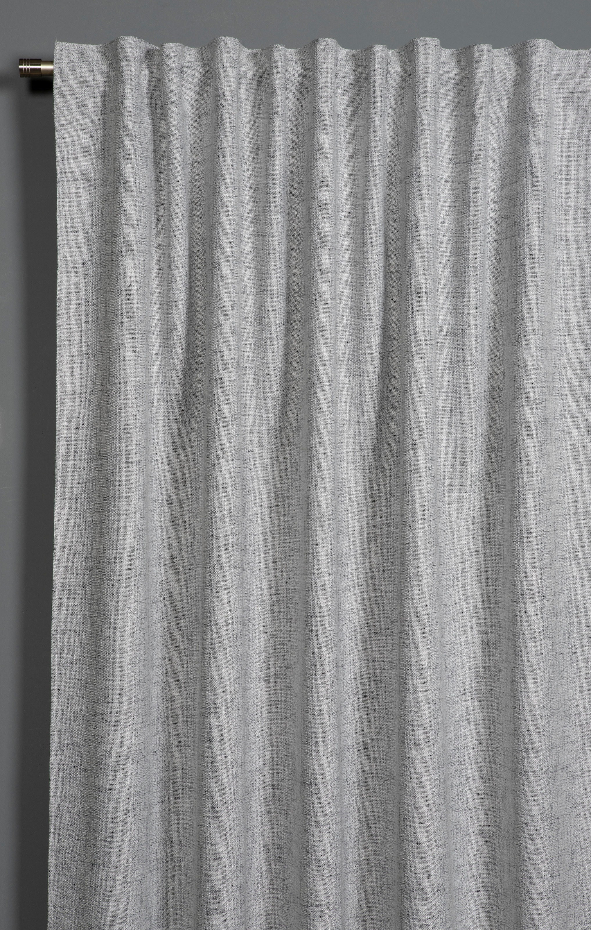 Sehlbach Gardine »Schal Blackout Struktur« Schlaufen 1 Stk. tlg. mit Gardinenband und verdeckten Schlaufen