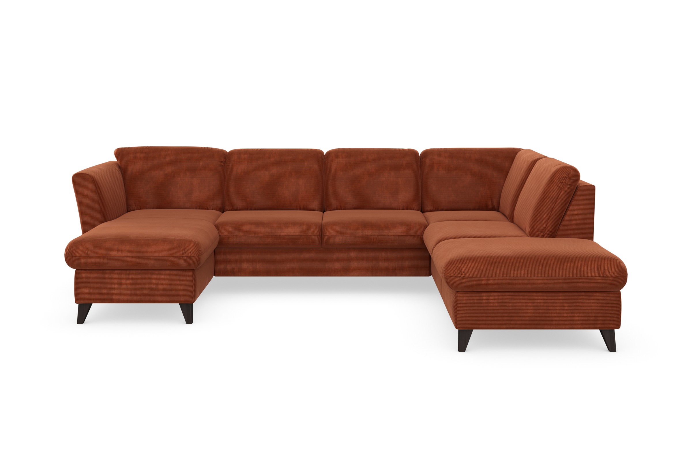 Home affaire Wohnlandschaft »Trelleborg U-Form« wahlweise mit Bettfunktion und Bettkasten, inkl. Federkern-Polsterung