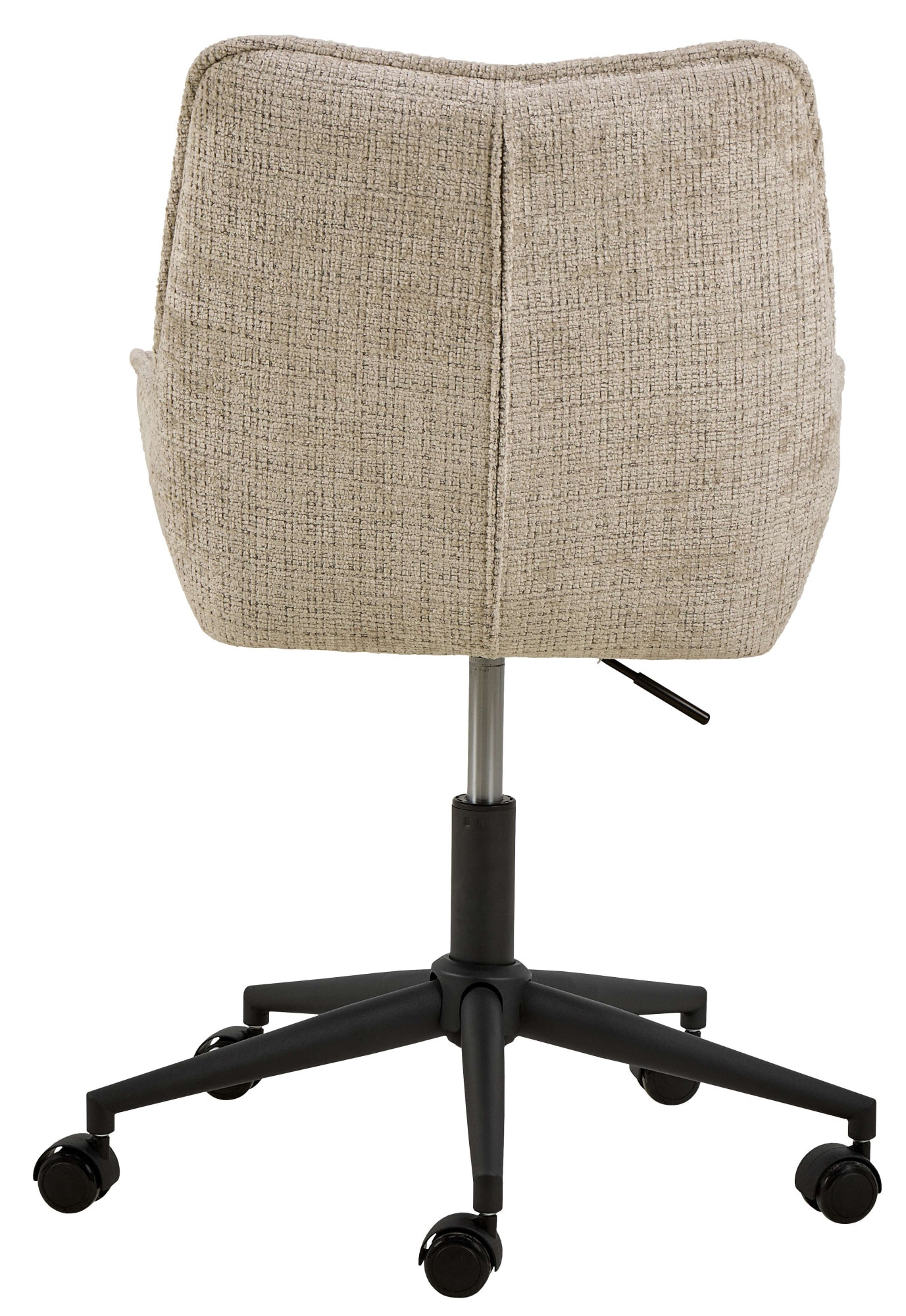 ACTONA GROUP Schreibtischstuhl »Eddie, Bürostuhl, Computerstuhl, Drehstuhl« () 1 Stk.Bürostuhl, beiger Stoff, geschwungene Form, Drehfunktion, FSC™