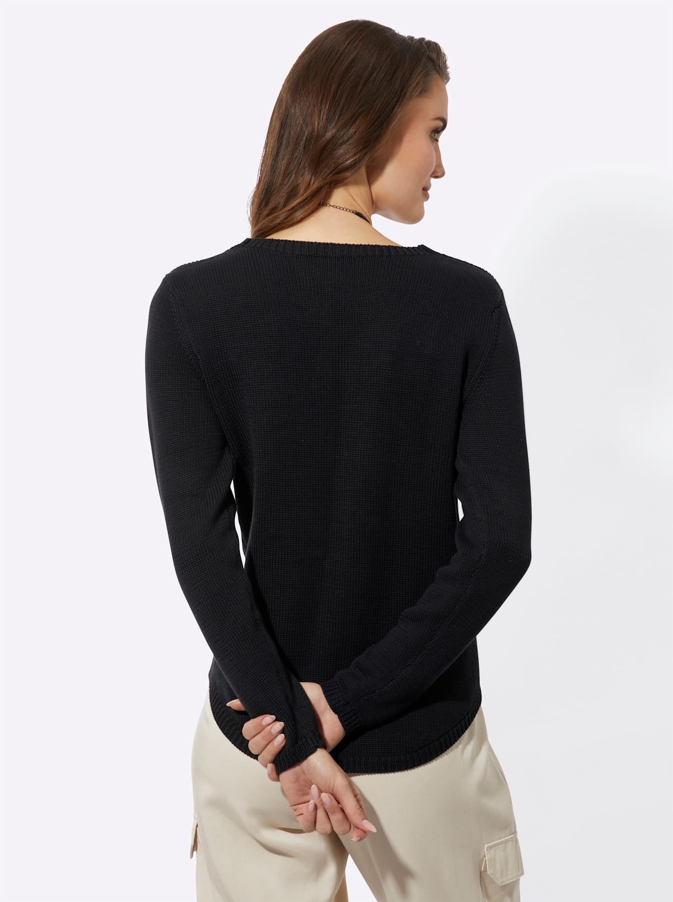 Inspirationen Strickpullover »Langarm-Pullover«