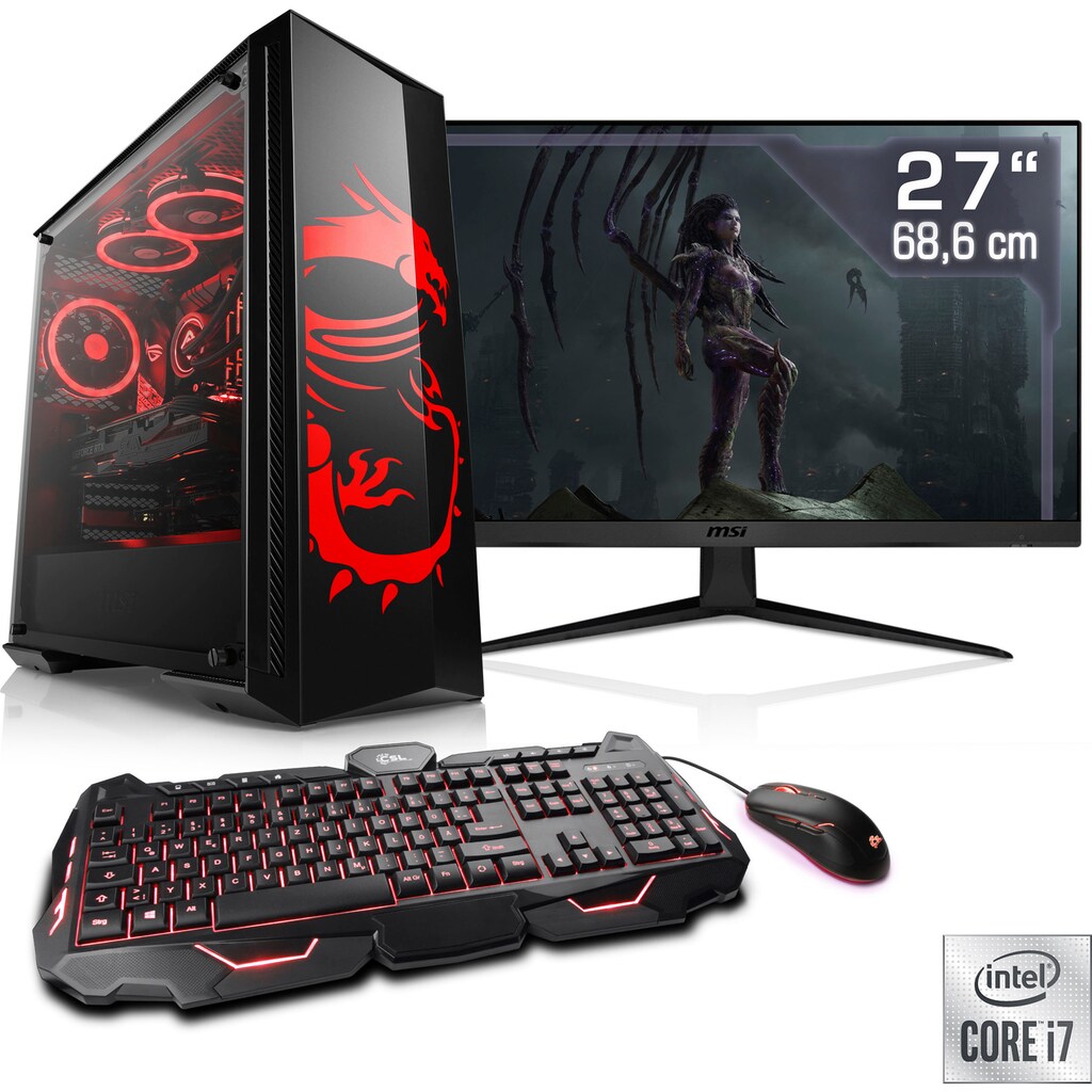 CSL Gaming-PC-Komplettsystem »HydroX V27513 MSI Dragon Advanced Edition«