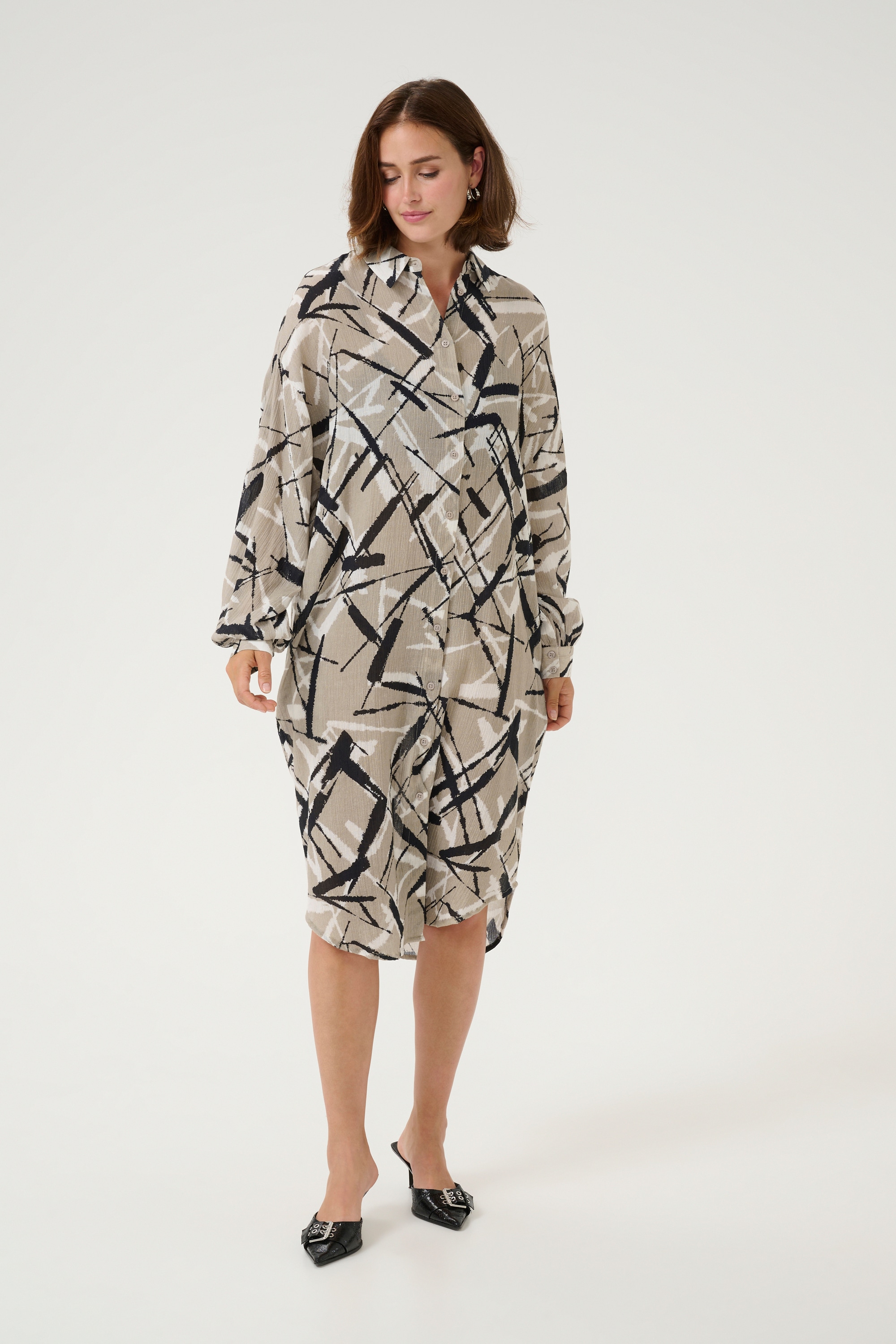 KAFFE Midikleid »Kleid KAmanilla«