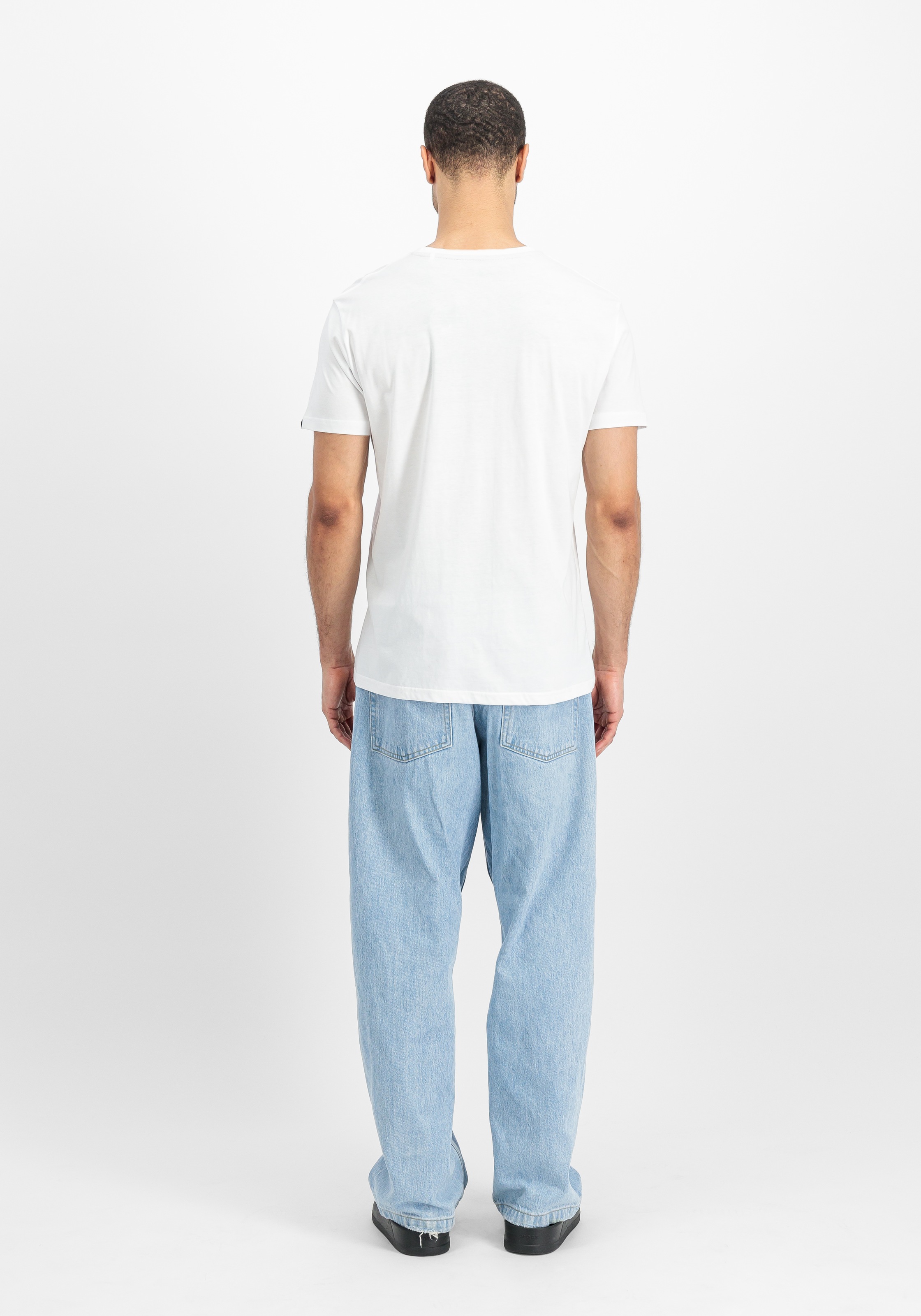 Alpha Industries Rundhalsshirt »Label T 2 Pack«, (Packung, 2 tlg., 2er-Pack)