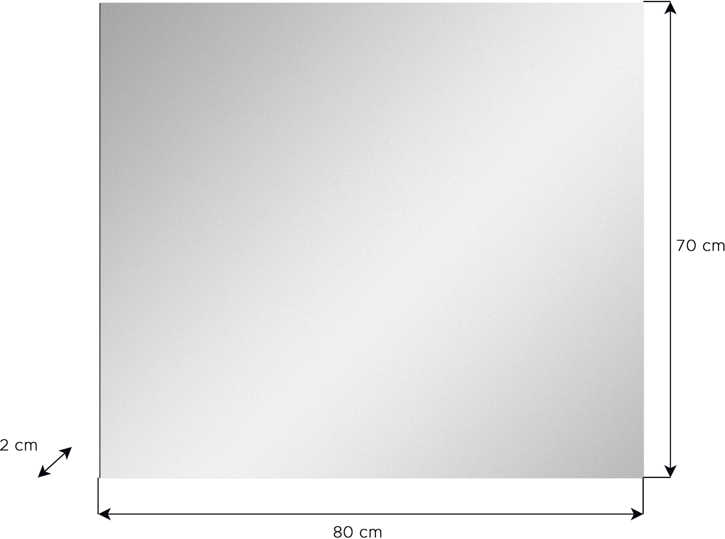 INOSIGN Spiegel »Rumba, Breite 70 cm«, Garderobenspiegel, Flurspiegel, Dielenspiegel, Wandspiegel