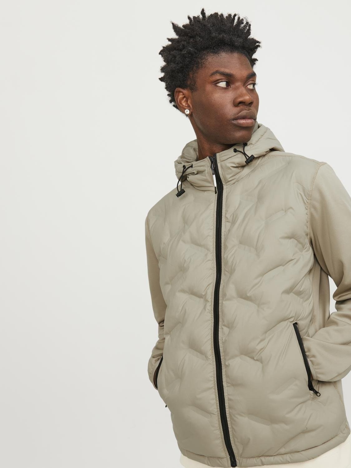 Jack & Jones Hybridjacke »JCOHEAT HYBRID JACKET NOOS«, mit Kapuze