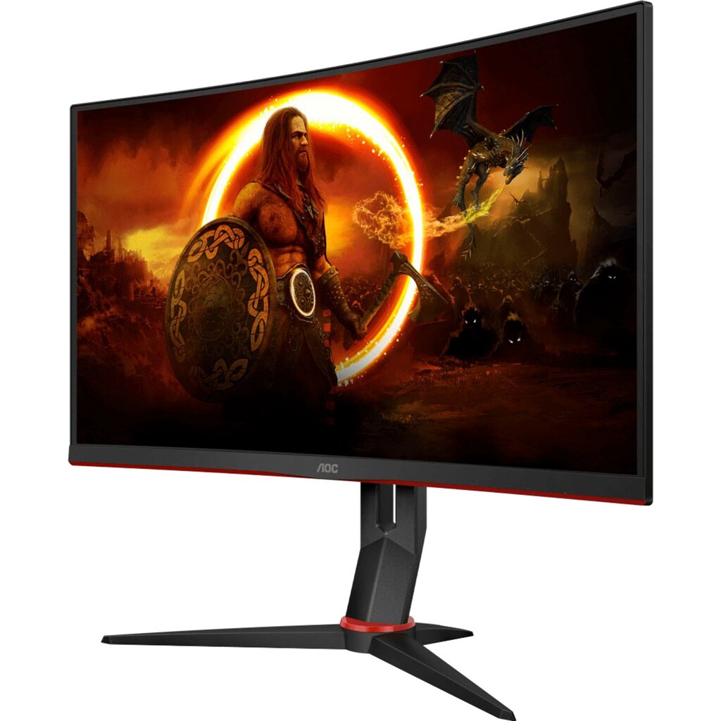 AOC Curved-Gaming-Monitor »C27G2ZU/BK«, 68,6 cm/27 Zoll, 1920 x 1080 px, Full HD, 0,5 ms Reaktionszeit, 240 Hz