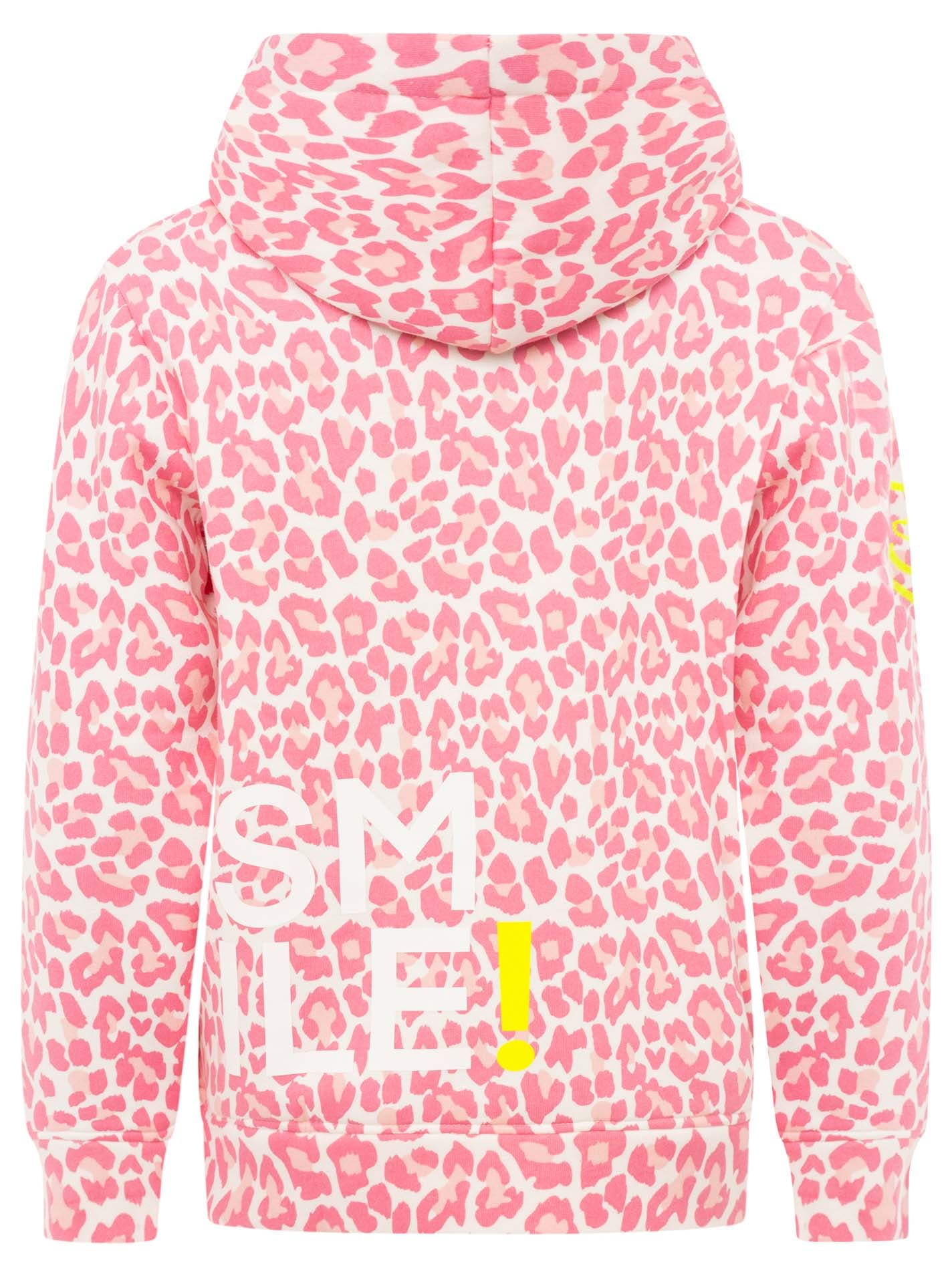 Zwillingsherz Hoodie »"Alissa Leo AOP"«, mit SMILE Print, Kapuze, Leo Muster

