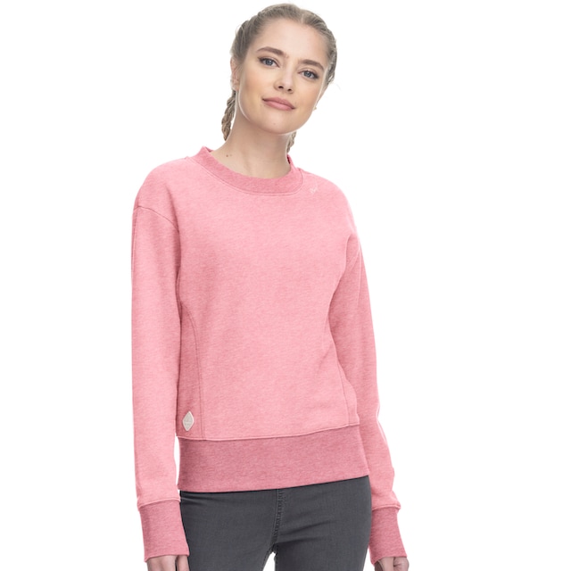 Ragwear Sweater »AZALLEA«, Crewneck mit Zierknopf-Besatz in natürlicher  Holz-Optik kaufen im OTTO Online Shop