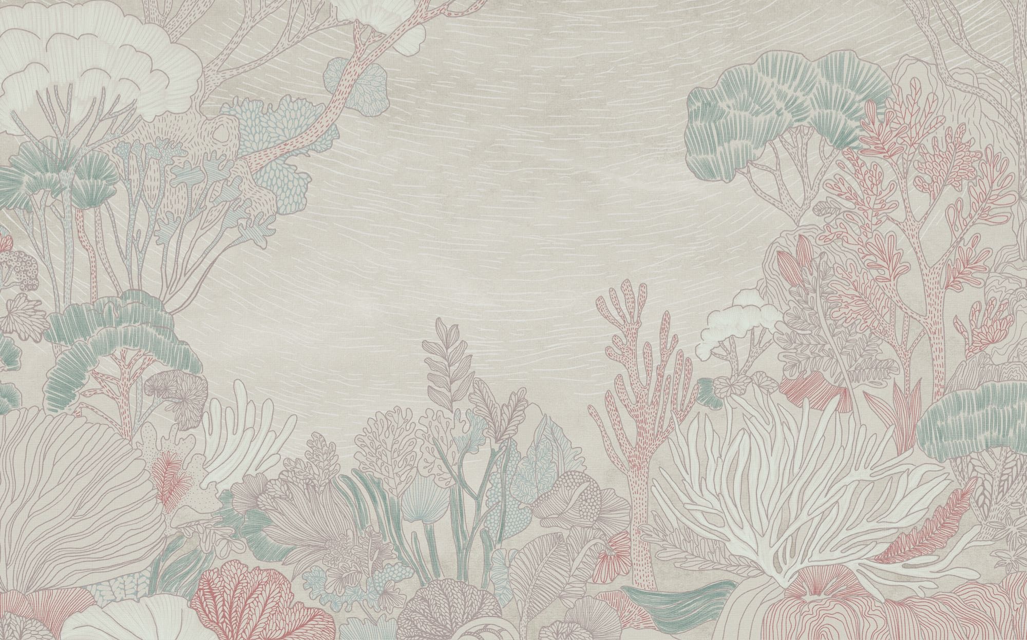 Komar Fototapete »Vlies Fototapete - Virentia Subaquatica - Größe 400 x 250 cm« Motiv | bedruckt glatt