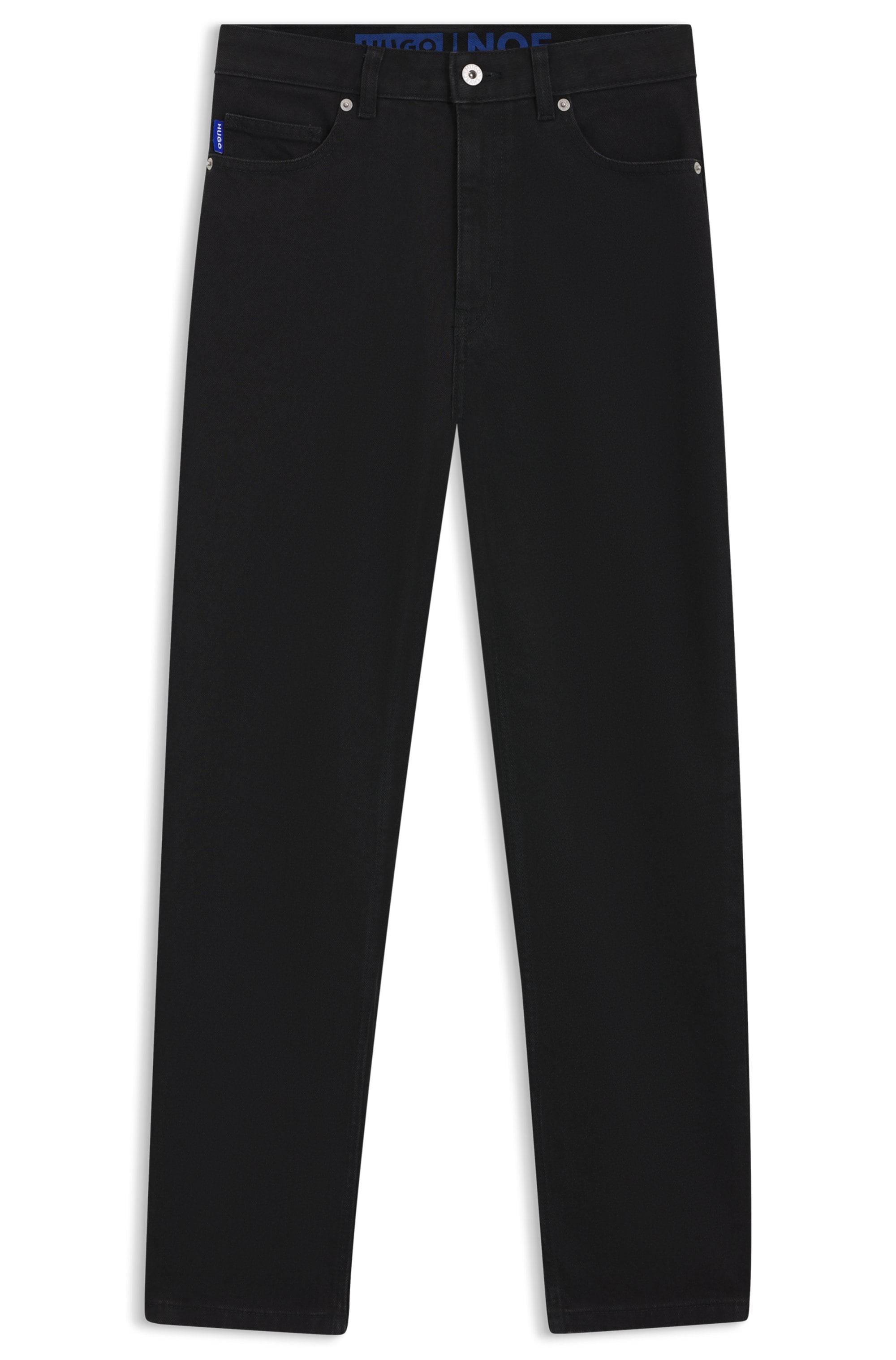 HUGO Blue Mom-Jeans »Noe«, Straight Fit Jeans mit hoher Leibhöhe