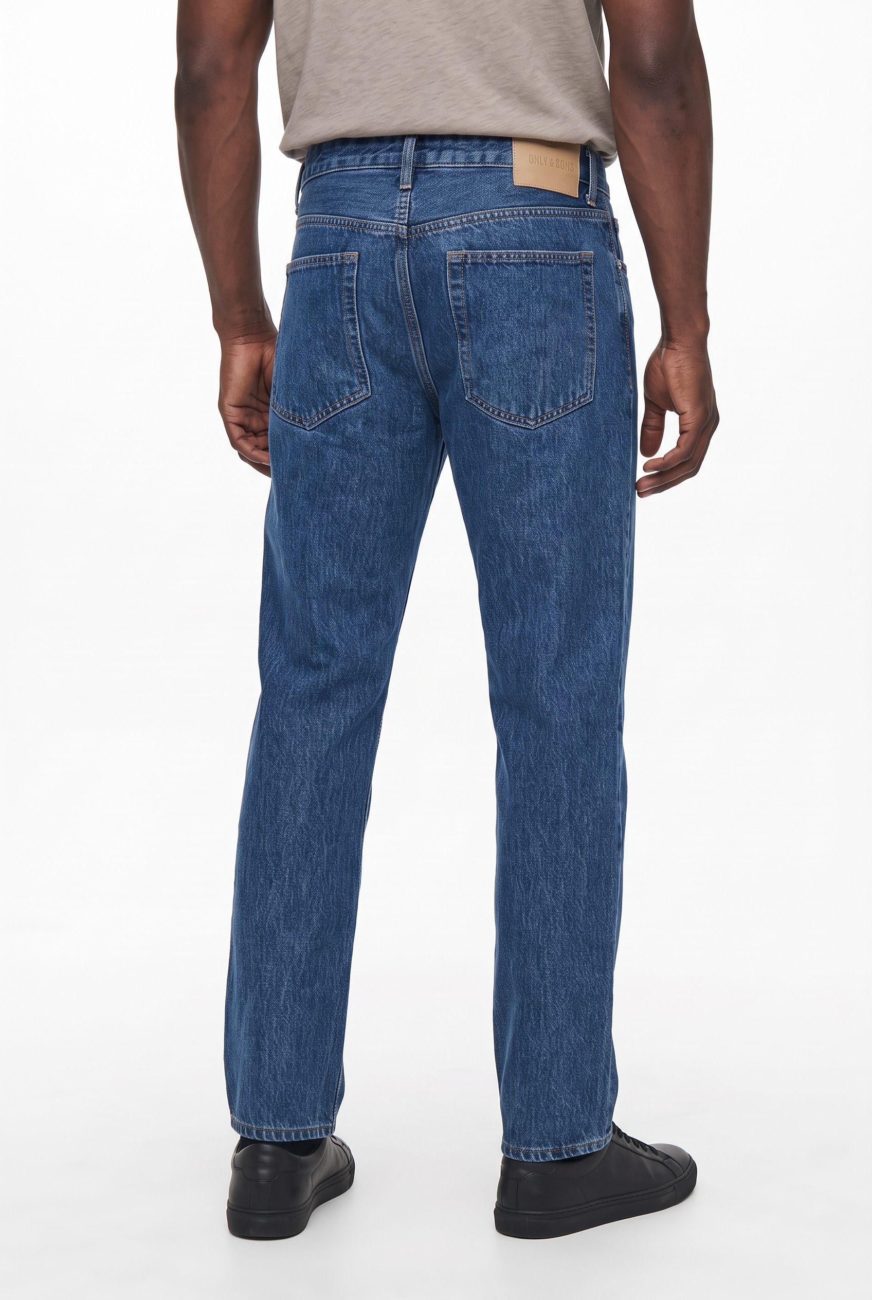 ONLY & SONS Straight-Jeans »ONSEDGE STRAIGHT DNM« Baumwolle, straight fit
