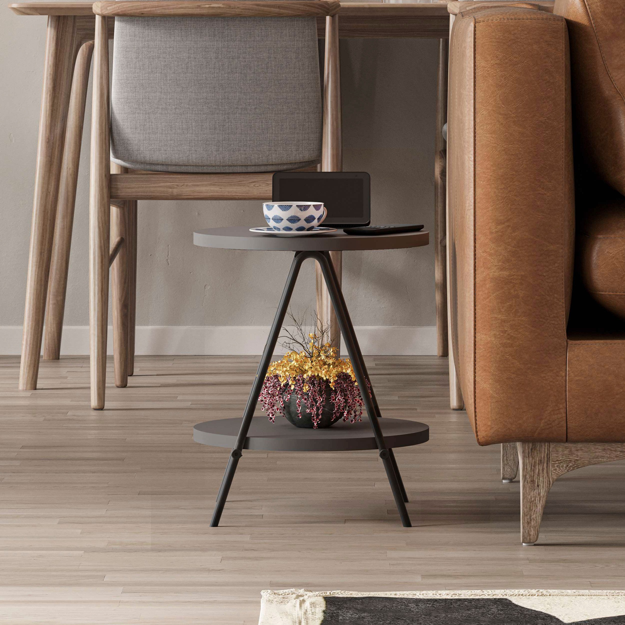 Decortie Beistelltisch »ESSEL BEISTELLTISCH«, (Packung, 1 St.), Leichte Montage, Lagerung, Platzsparend