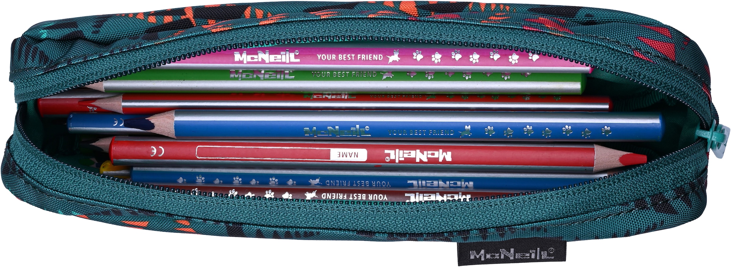 McNeill Schulranzen »Bravo, inkl. Etui, Turnbeutel,« Reflektierende Streifen auf den Schultergurten;Retroreflektierende Flächen