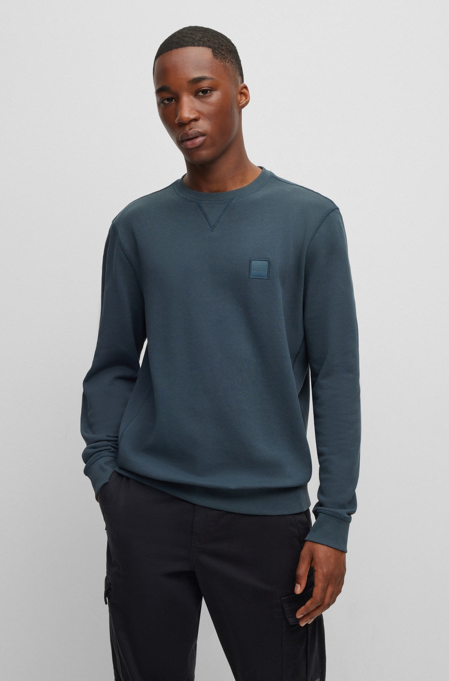 BOSS ORANGE Sweatshirt »Westart«, mit aufgesticktem BOSS Logo online  shoppen bei OTTO