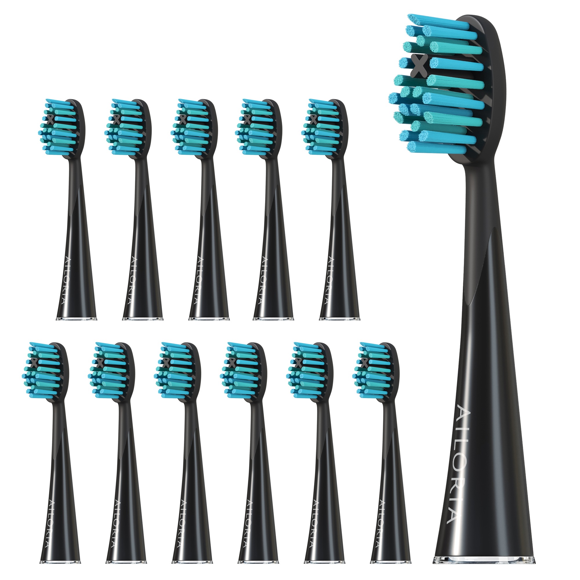 AILORIA Aufsteckbürste »SHINE BRIGHT Extra Clean«, Extra Clean 12er Set