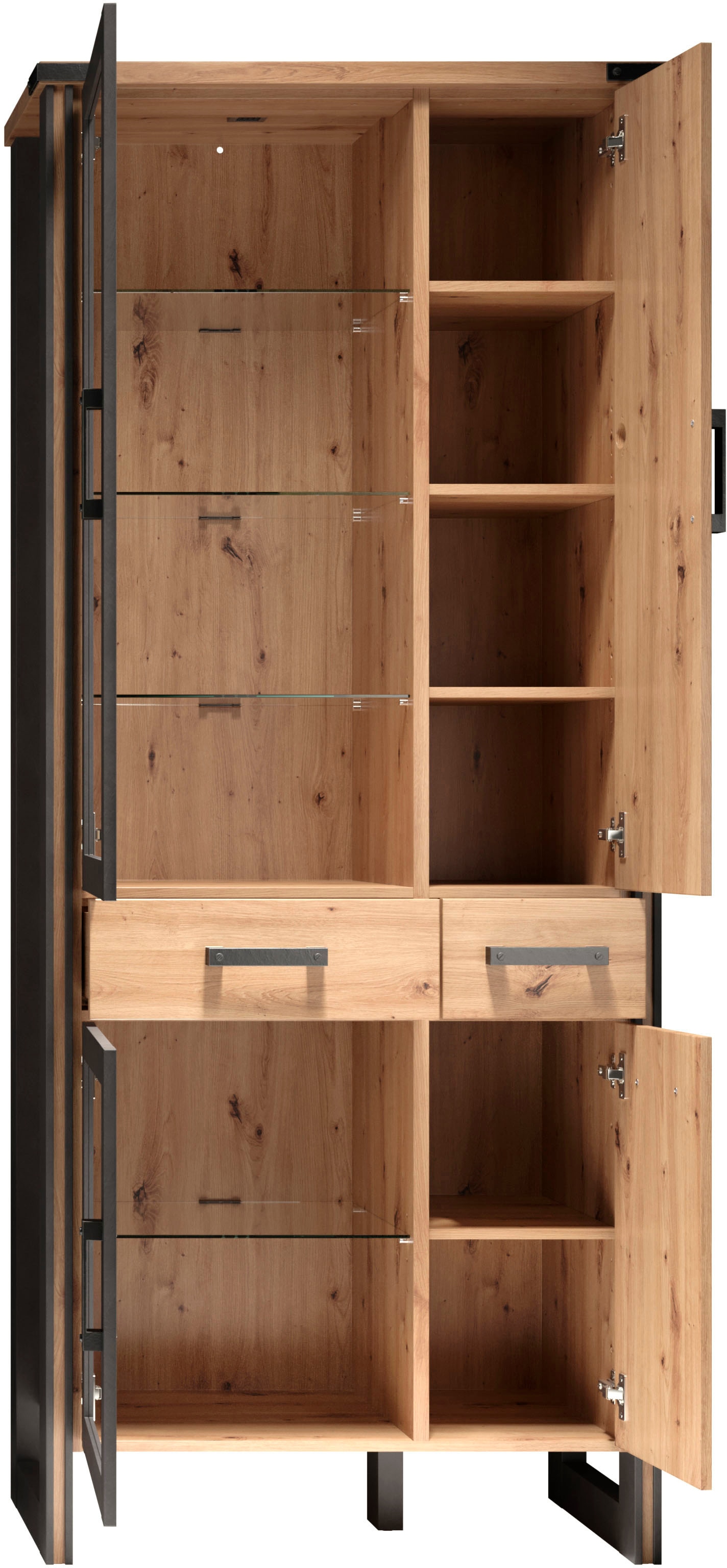 Home affaire Stauraumvitrine »Mia« 1 Stk. tlg. Modernes Design