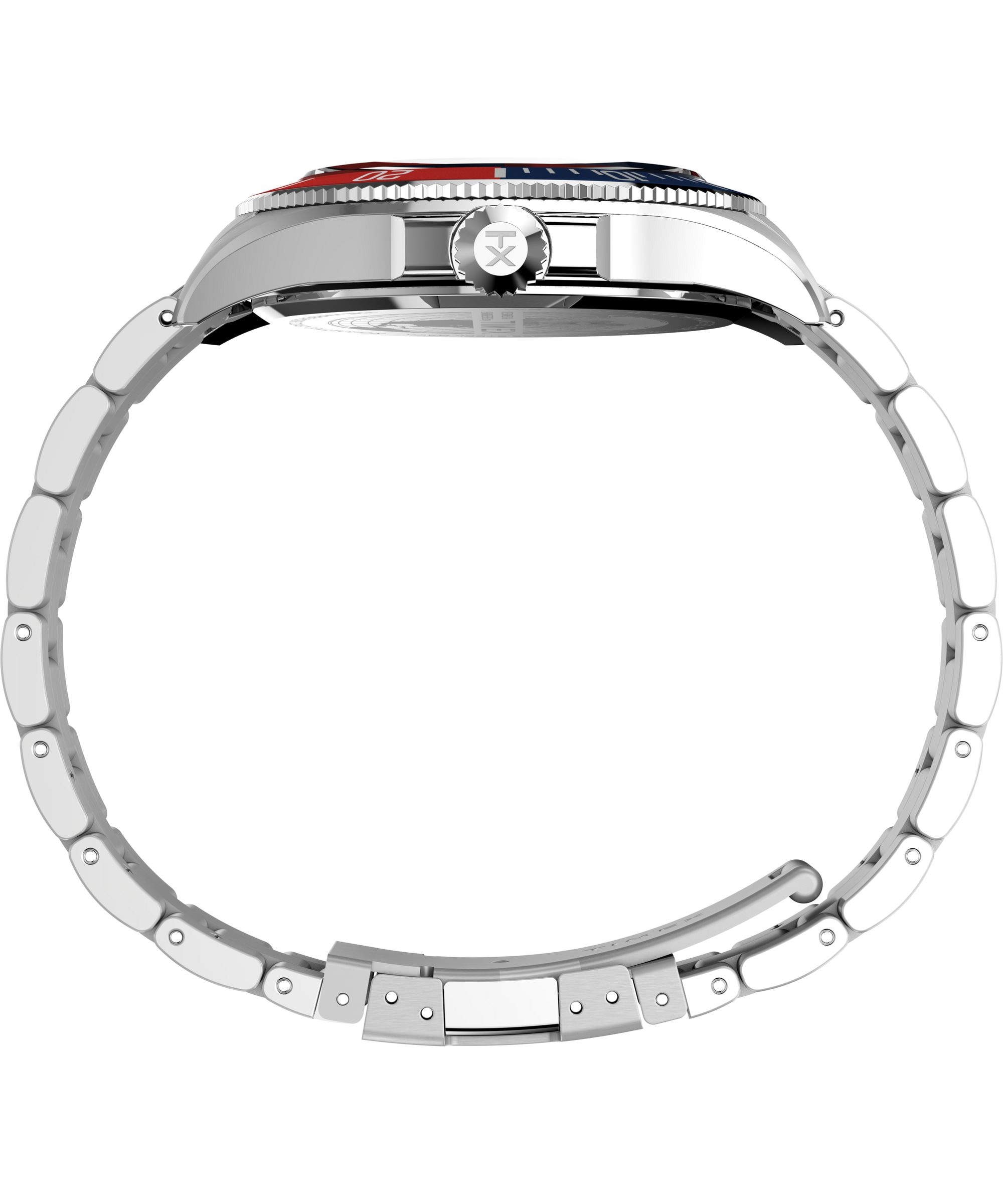 Timex Quarzuhr »Harborside Coast Multifunction« Armbanduhr, Herrenuhr, Edelstahlarmband, analog, Wochentag, Tag