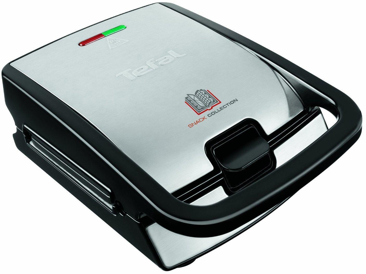 Tefal 2-in-1-Kombi-Waffeleisen »SW852D Snack Collection«, 700 W, antihaftbeschichte Platten, spülmaschinengeeignet, viele Funktionen