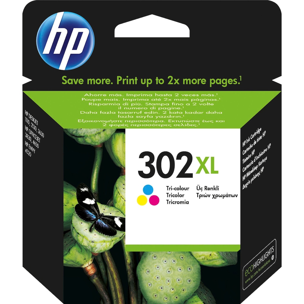 HP Tintenpatrone »302XL«, (Packung)