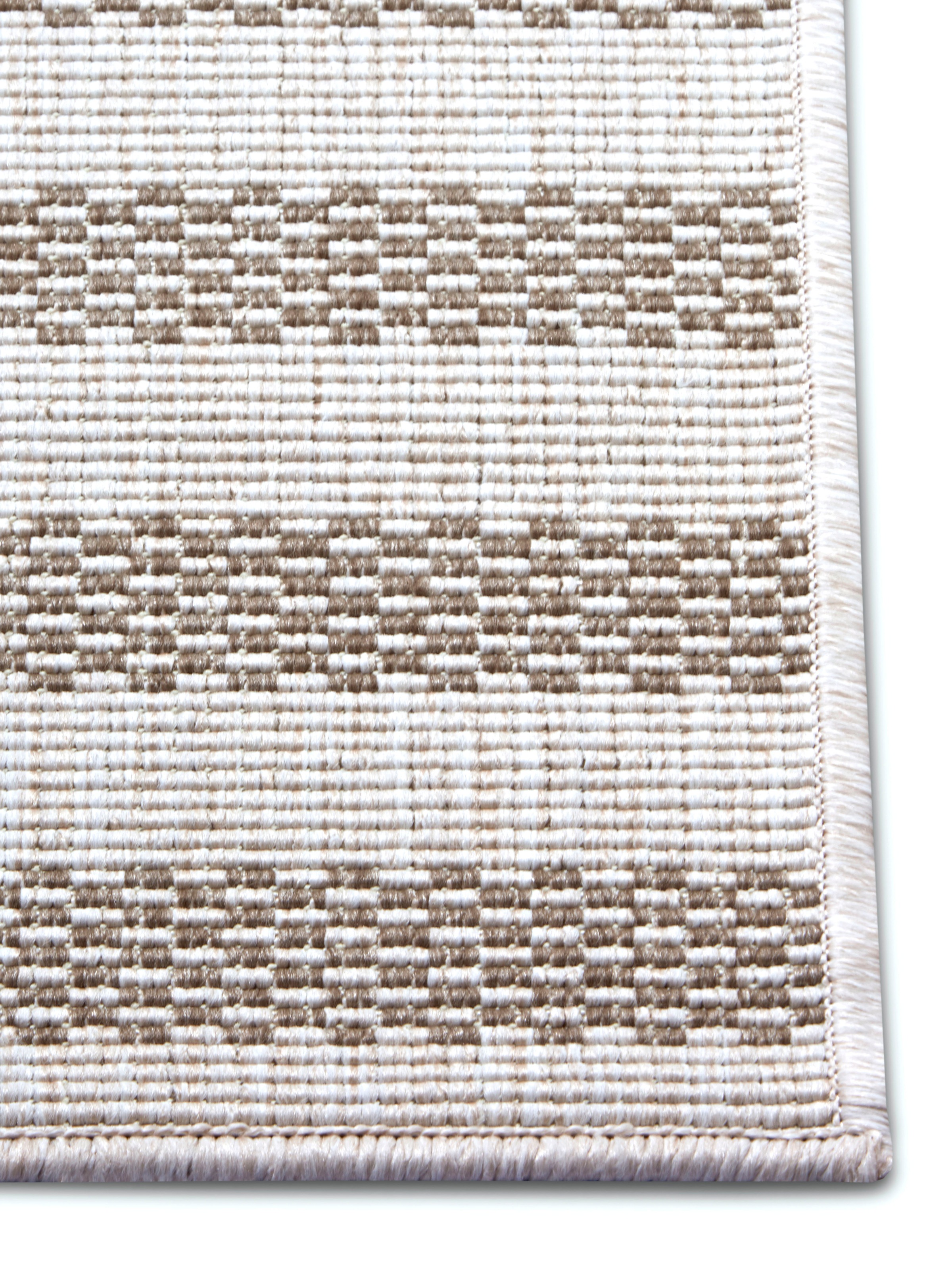 freundin Home Collection Teppich »Delilia«, rechteckig, 5 mm Höhe, In-& Outdoor, Wetterfest, Balkon, Garten, Wohnzimmer, Wasserfest