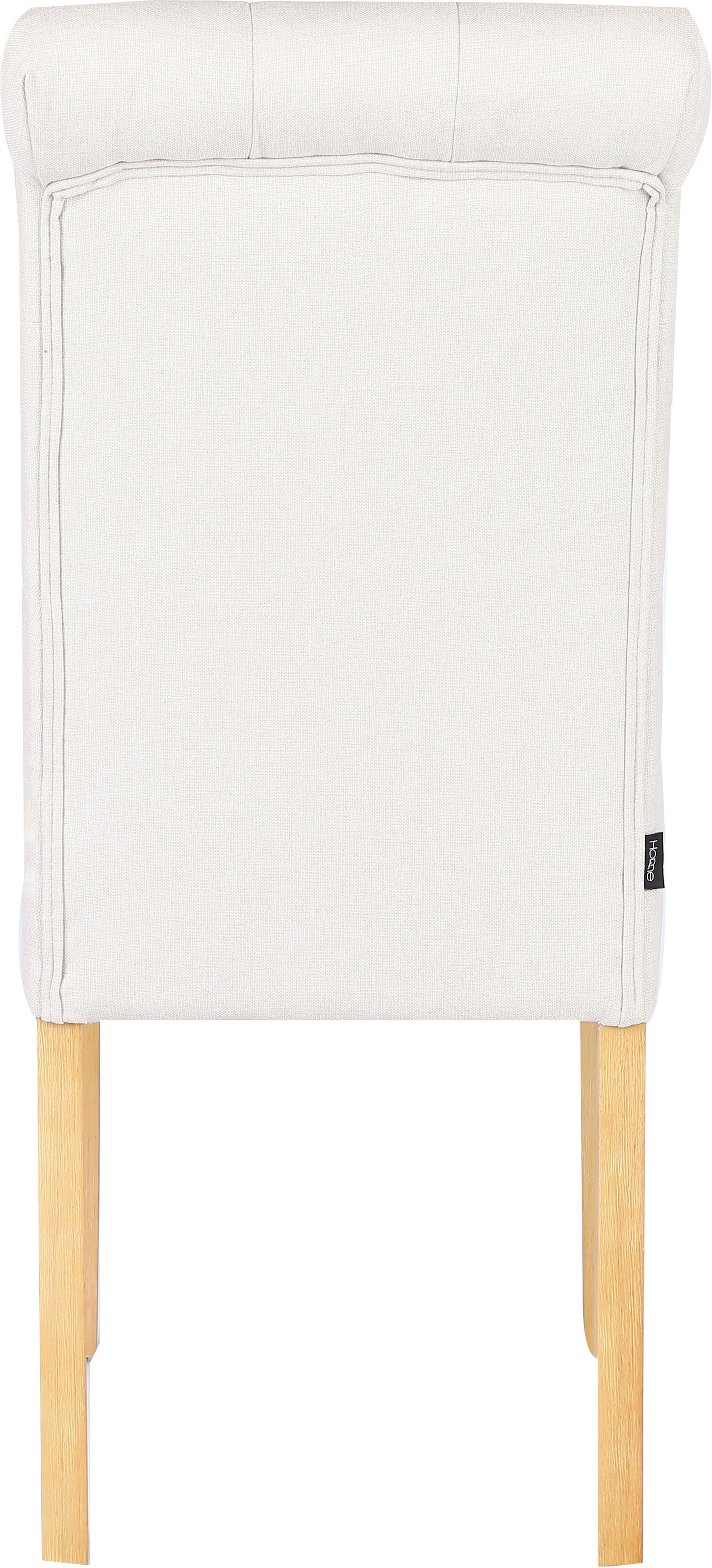 Home affaire Esszimmerstuhl »Liao, 2er-Set«, (Set), pflegeleichter Webstoff Bezug, Knopfheftung, Sitzhöhe ca. 51 cm