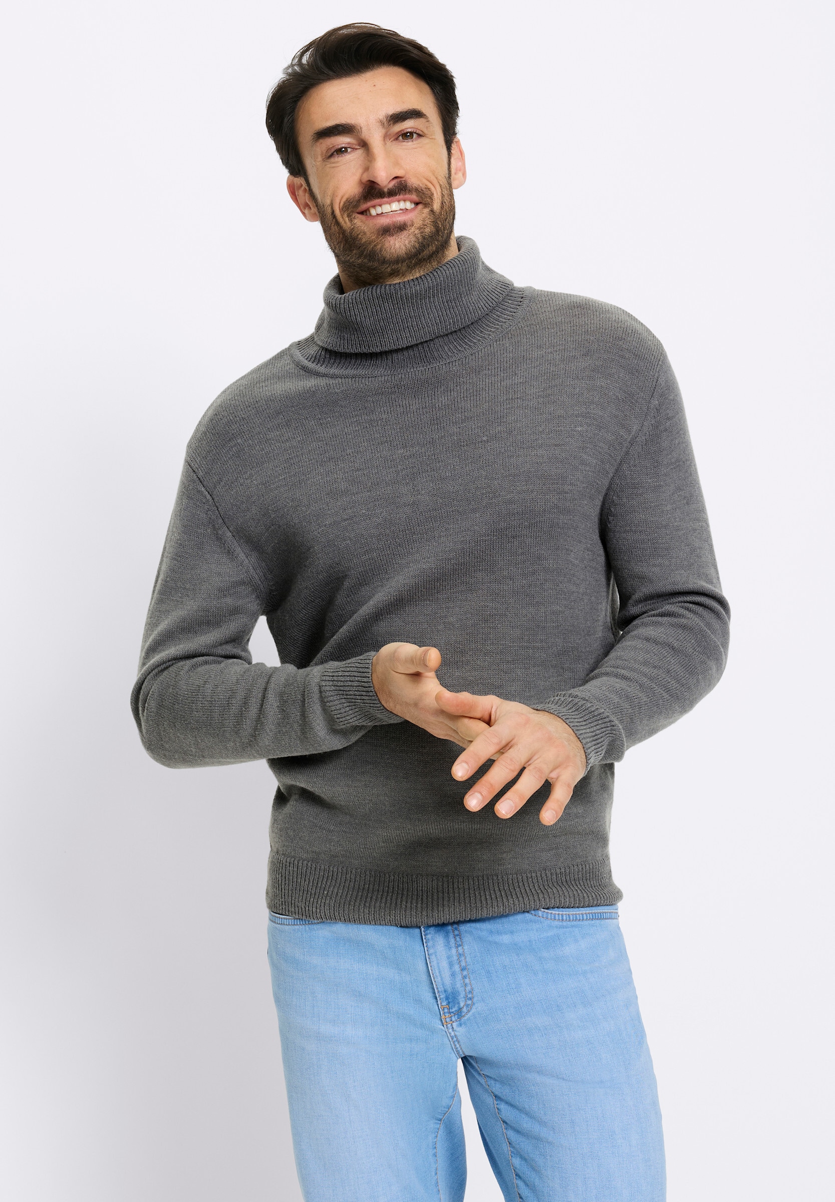 Witt Longpullover »Rollkragenpullover Rollkragenpullover mit Wollanteil«